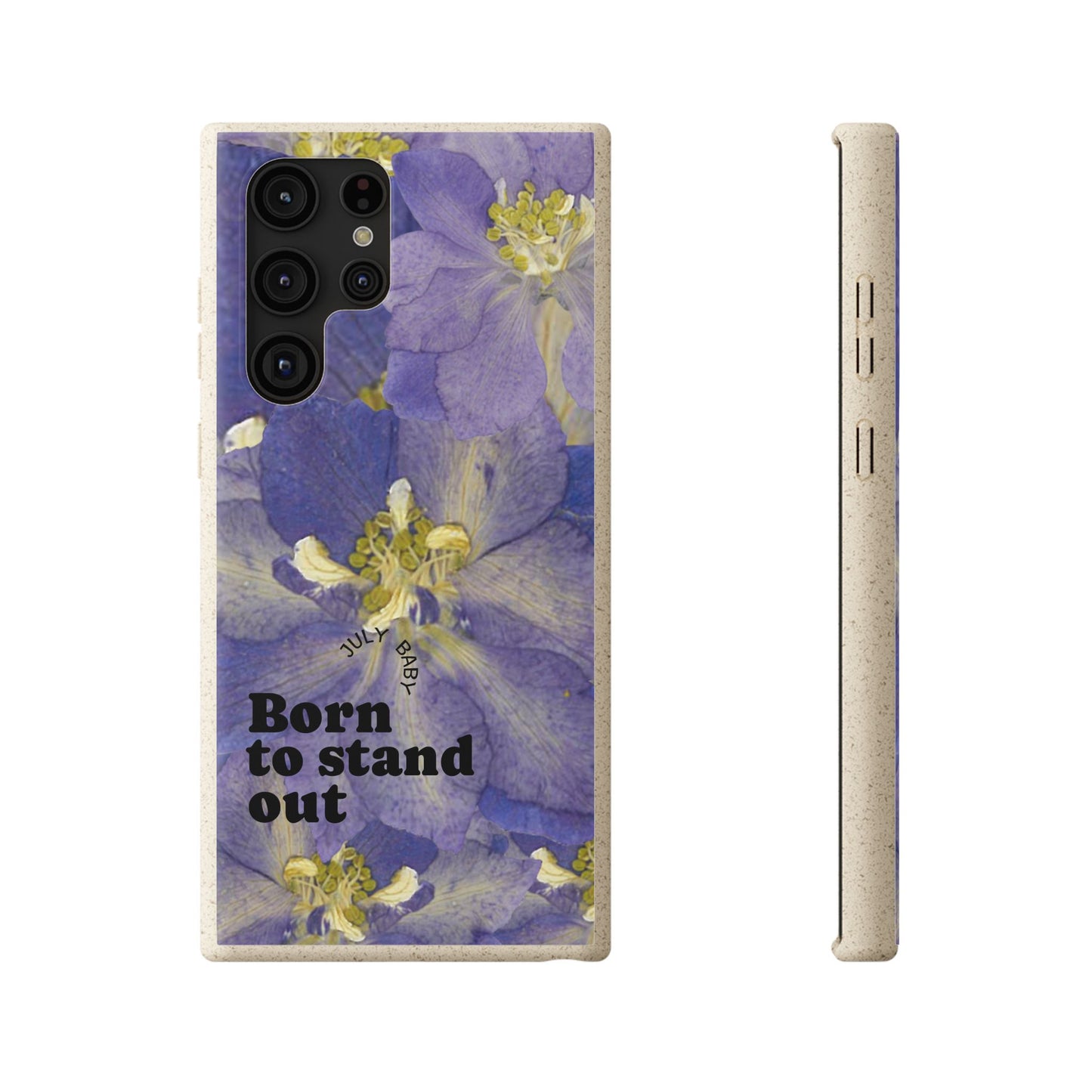 July Eco-friendly birth flower - Biodegradable case
