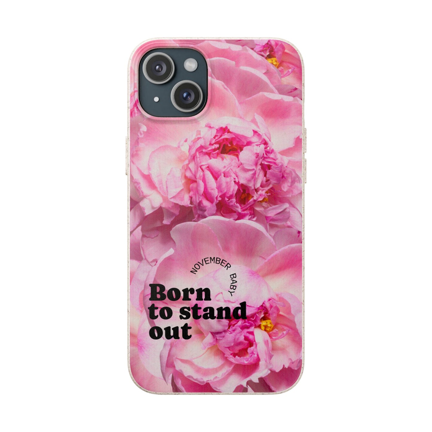 November Eco-friendly birth flower - Biodegradable case