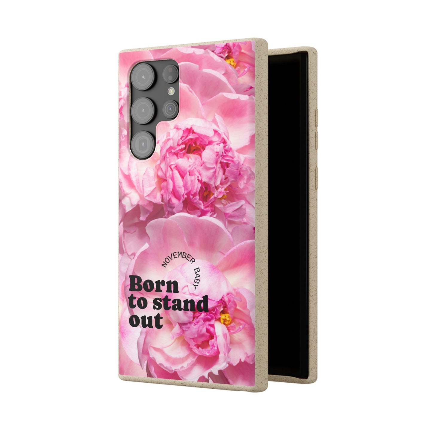 November Eco-friendly birth flower - Biodegradable case