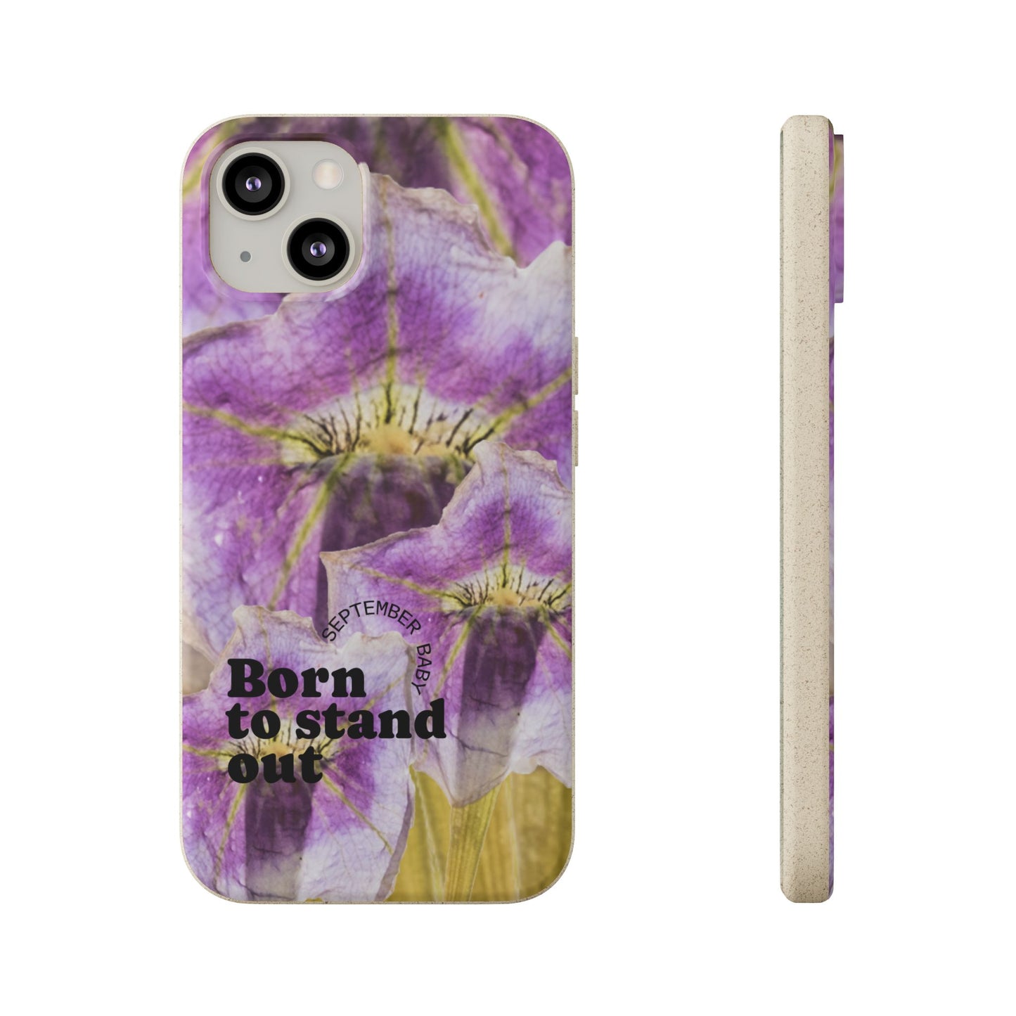 September Eco-friendly birth flower - Biodegradable case