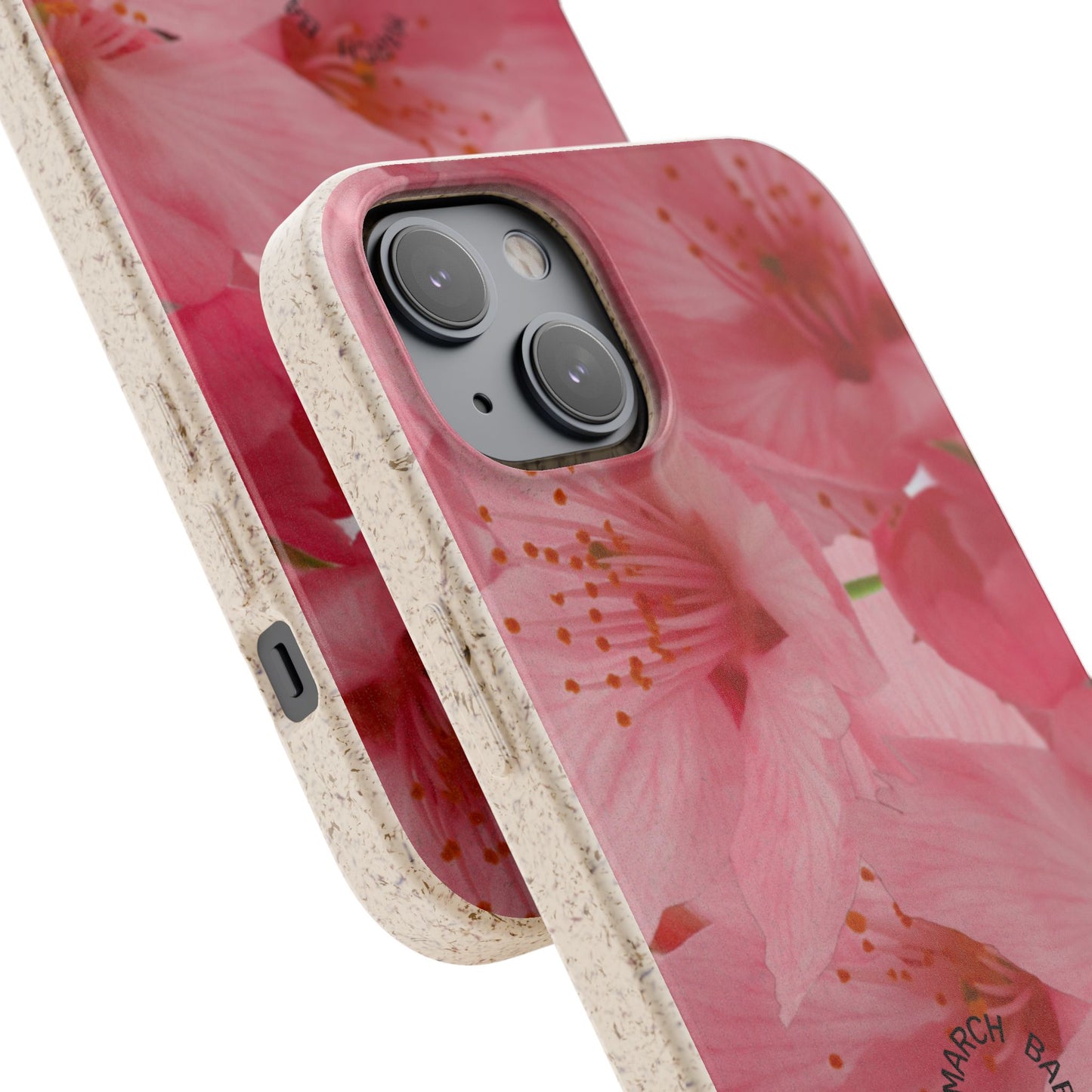 March Eco-friendly birth flower - Biodegradable case
