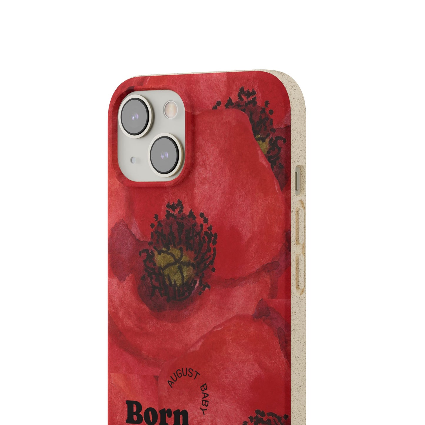 August Eco-friendly birth flower - Biodegradable case
