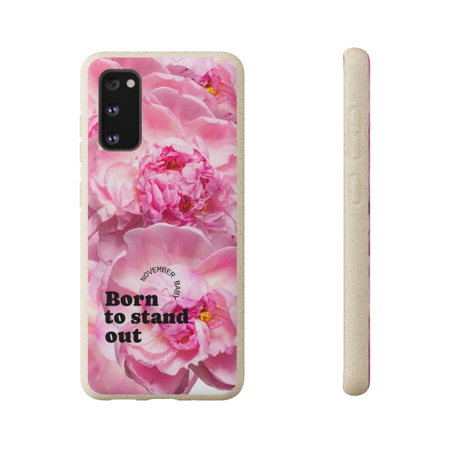 November Eco-friendly birth flower - Biodegradable case