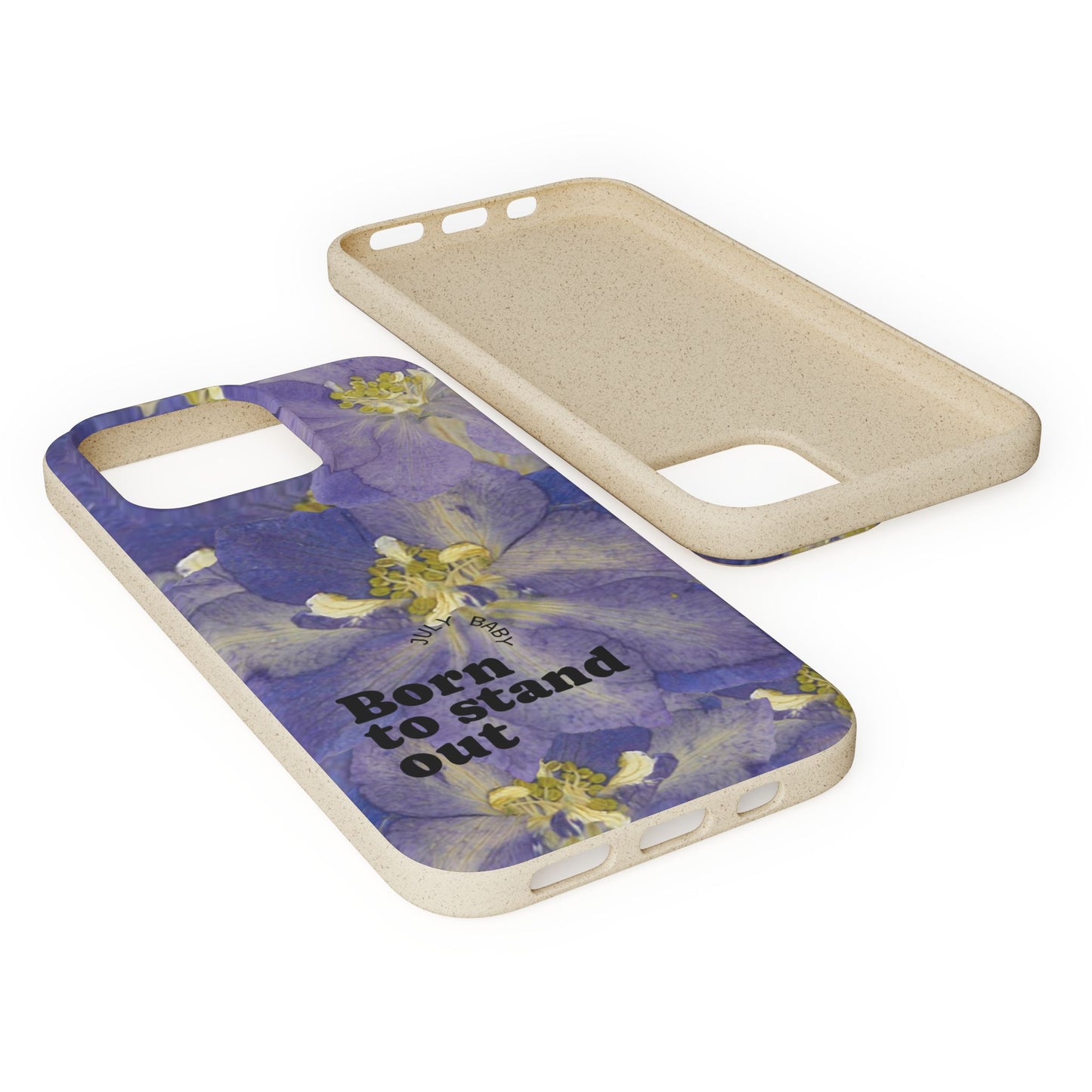 July Eco-friendly birth flower - Biodegradable case