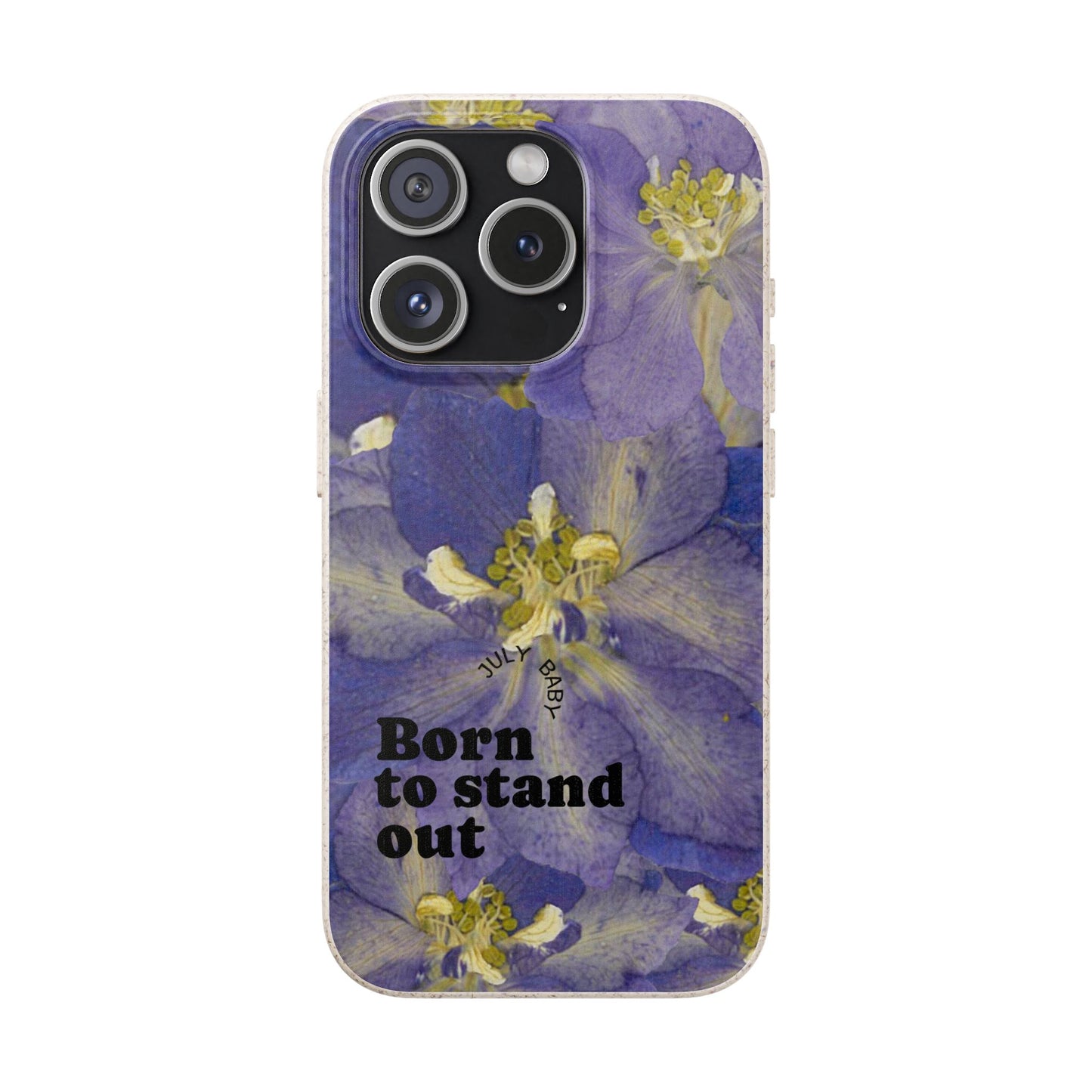 July Eco-friendly birth flower - Biodegradable case
