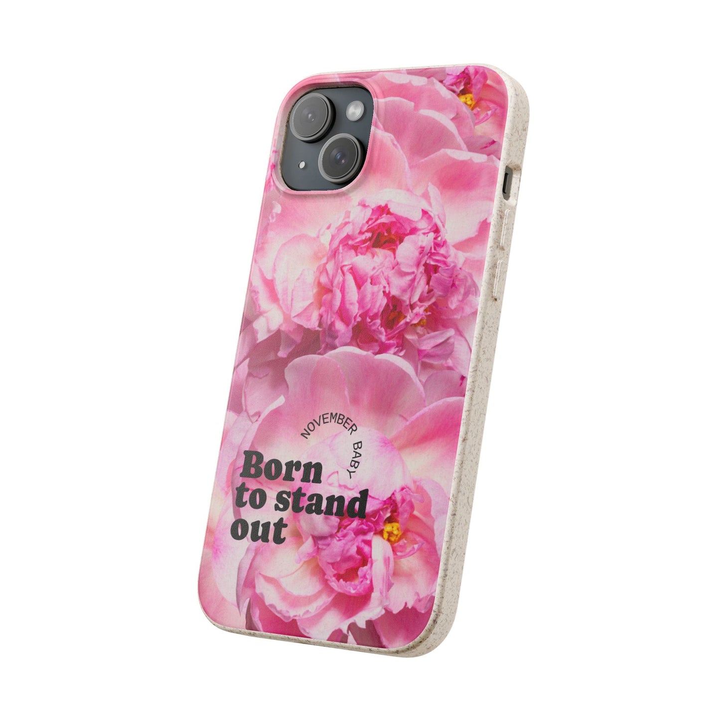 November Eco-friendly birth flower - Biodegradable case