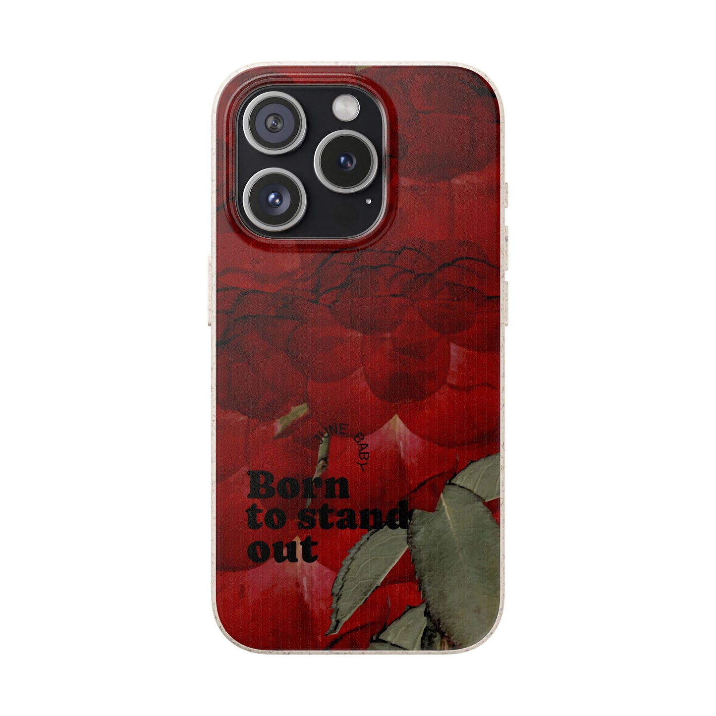 June Eco-friendly birth flower - Biodegradable case