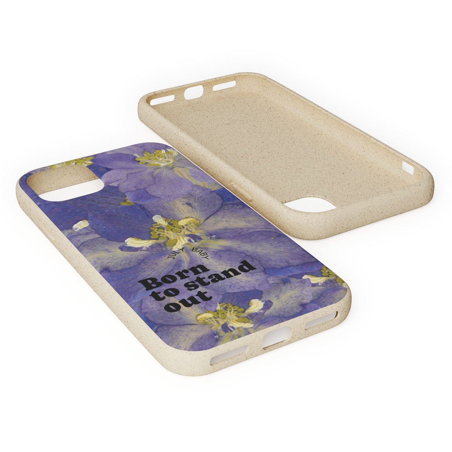 July Eco-friendly birth flower - Biodegradable case
