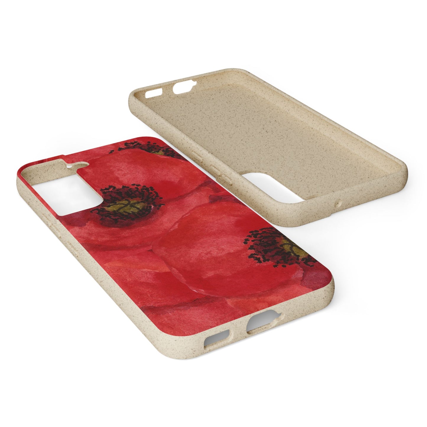 Poppy flower - Biodegradable case