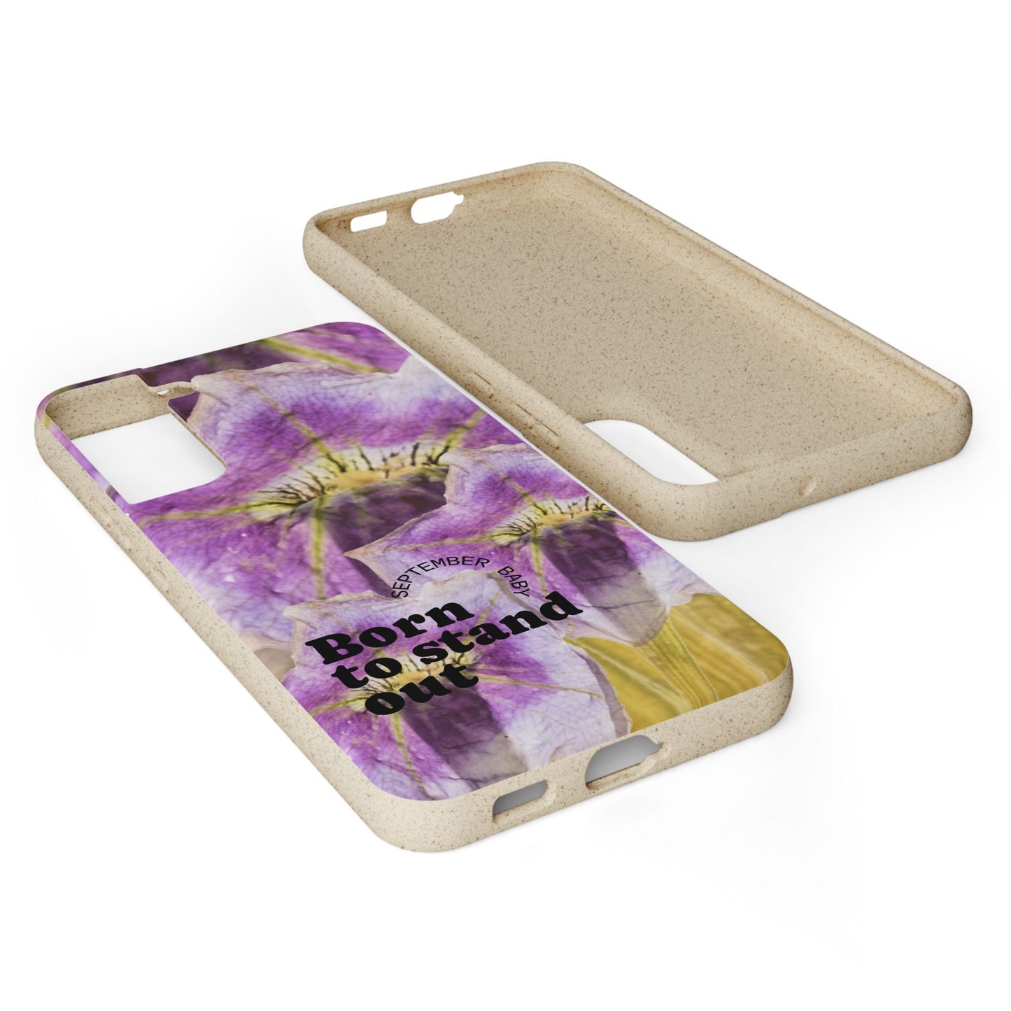 September Eco-friendly birth flower - Biodegradable case
