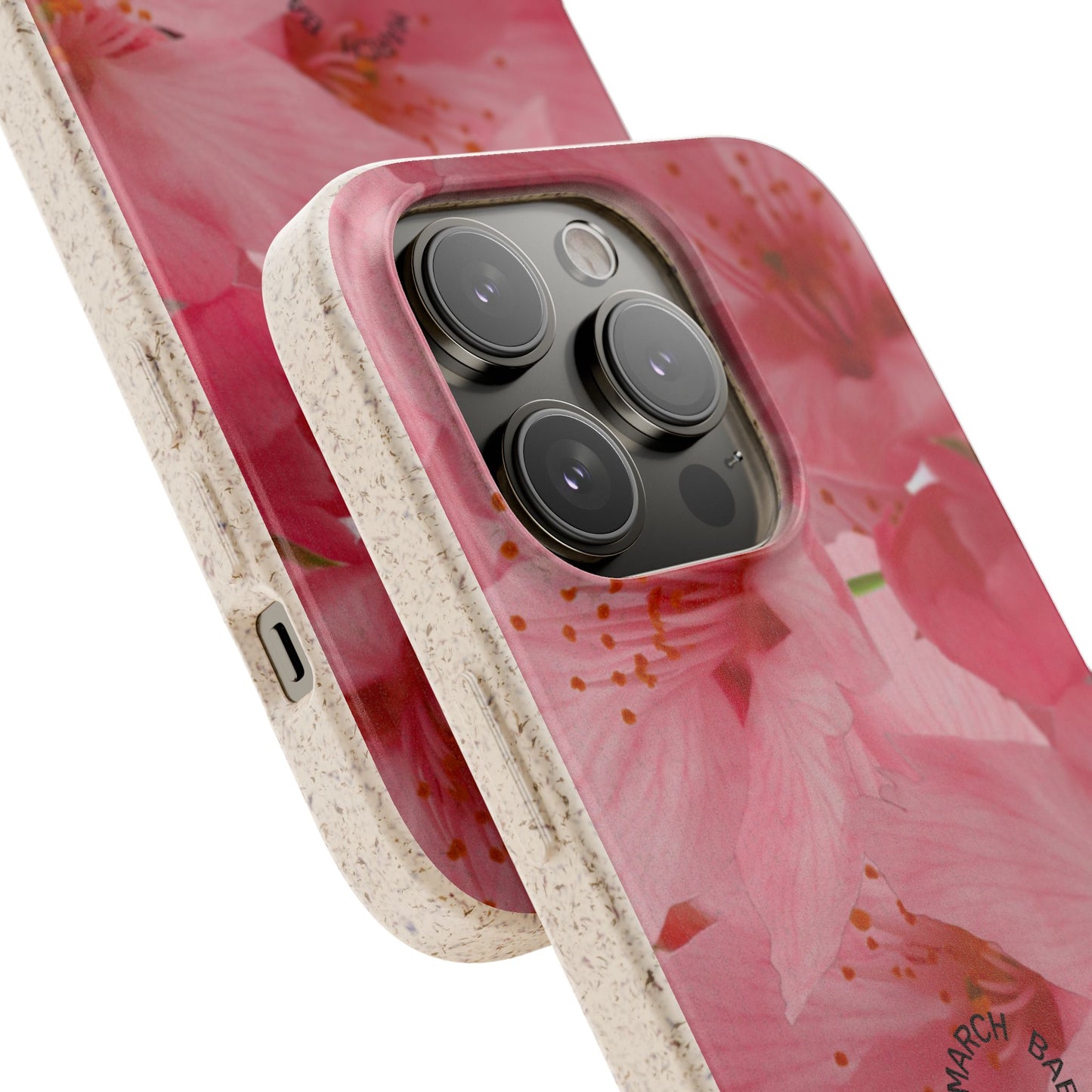 March Eco-friendly birth flower - Biodegradable case