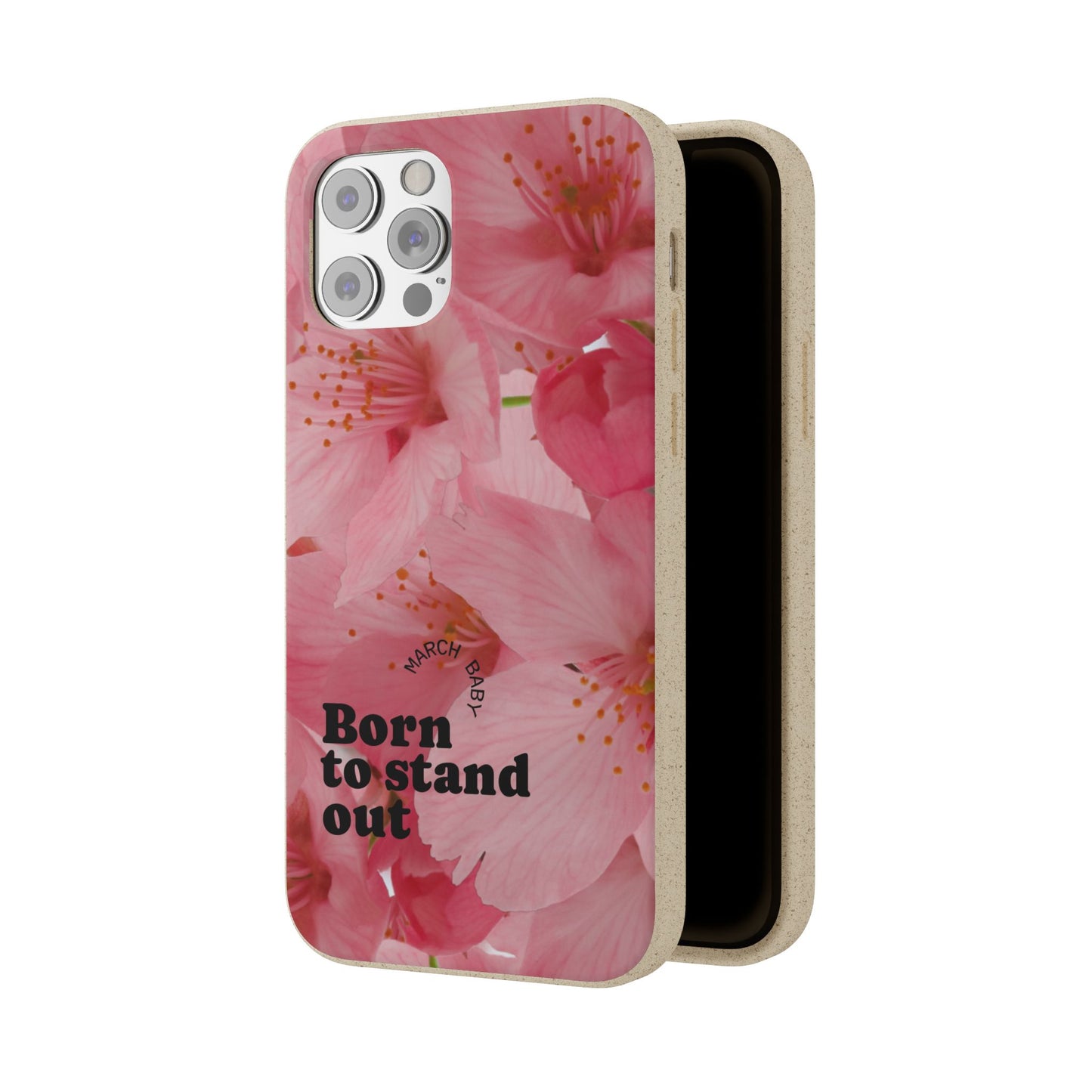 March Eco-friendly birth flower - Biodegradable case