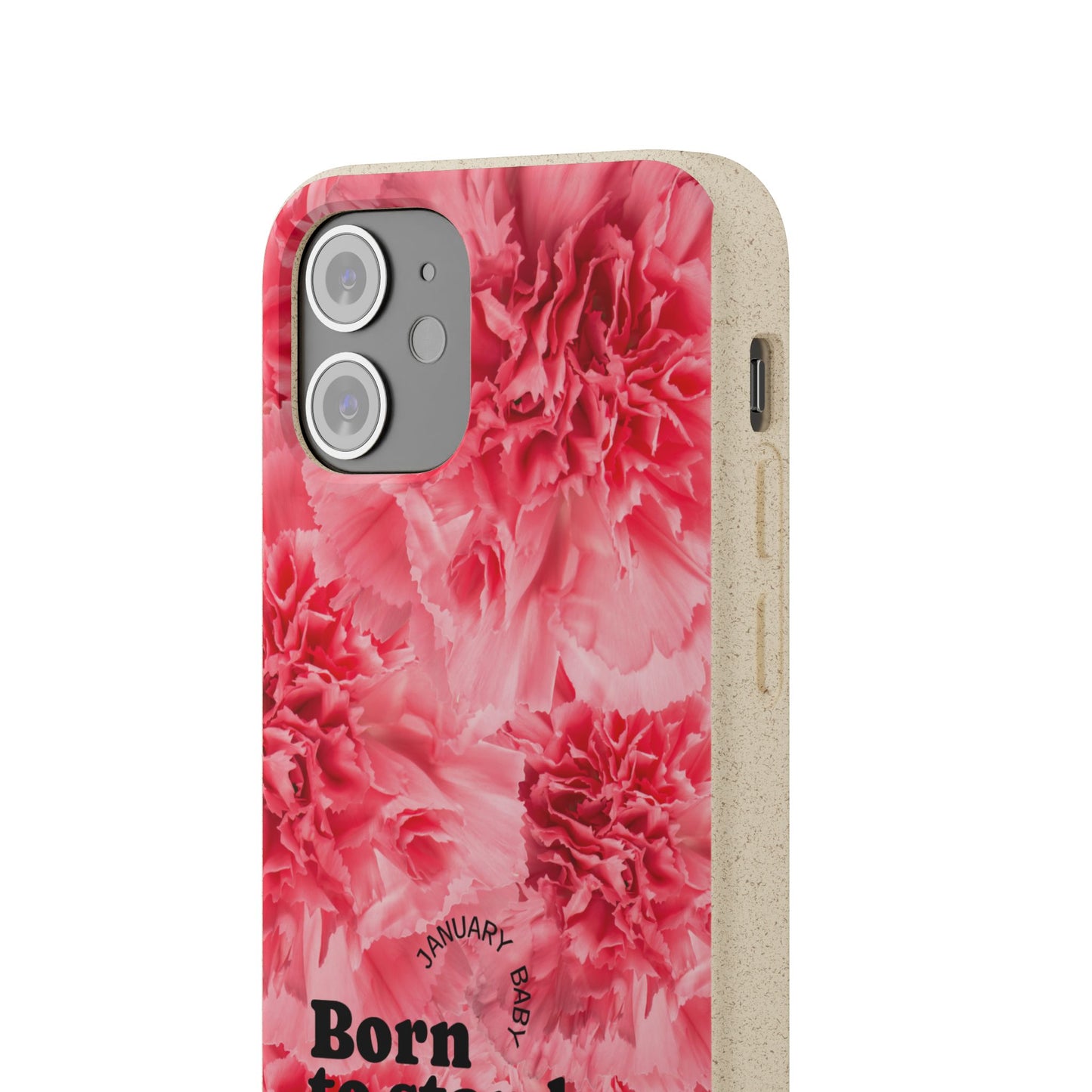 January Eco-friendly birth flower - Biodegradable case
