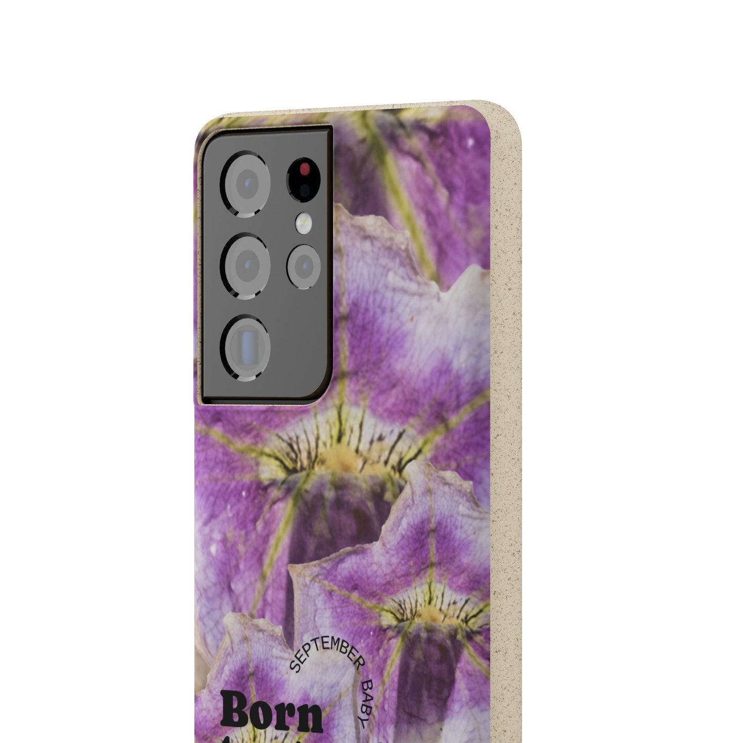 September Eco-friendly birth flower - Biodegradable case