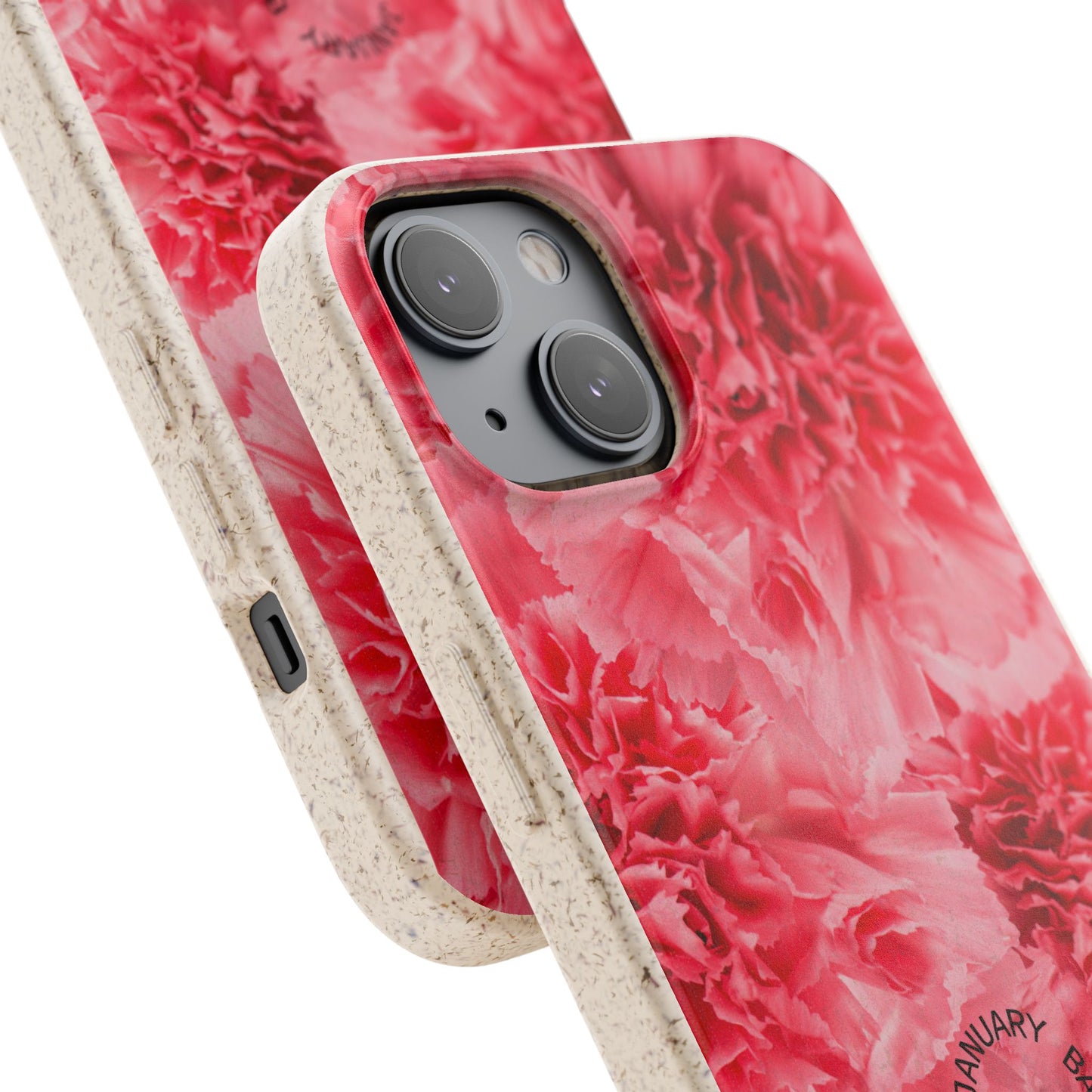 January Eco-friendly birth flower - Biodegradable case