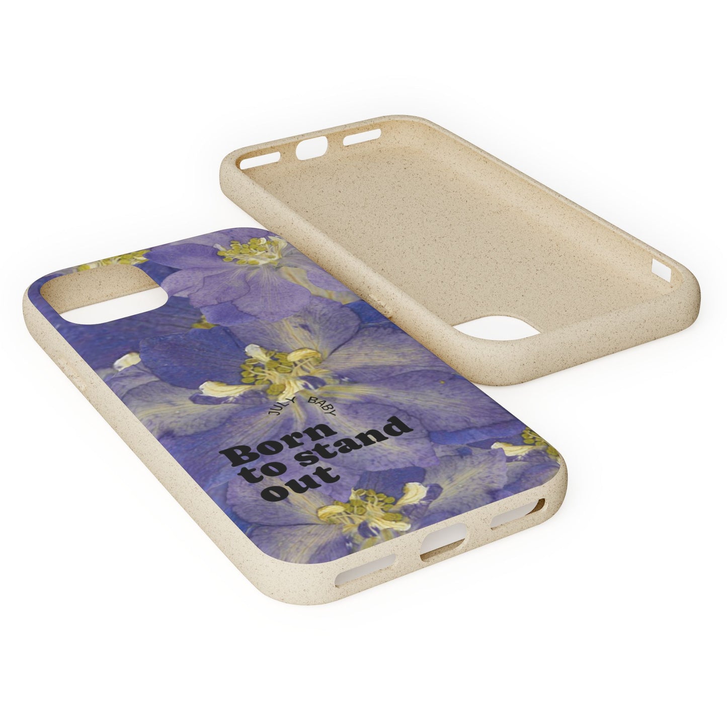 July Eco-friendly birth flower - Biodegradable case