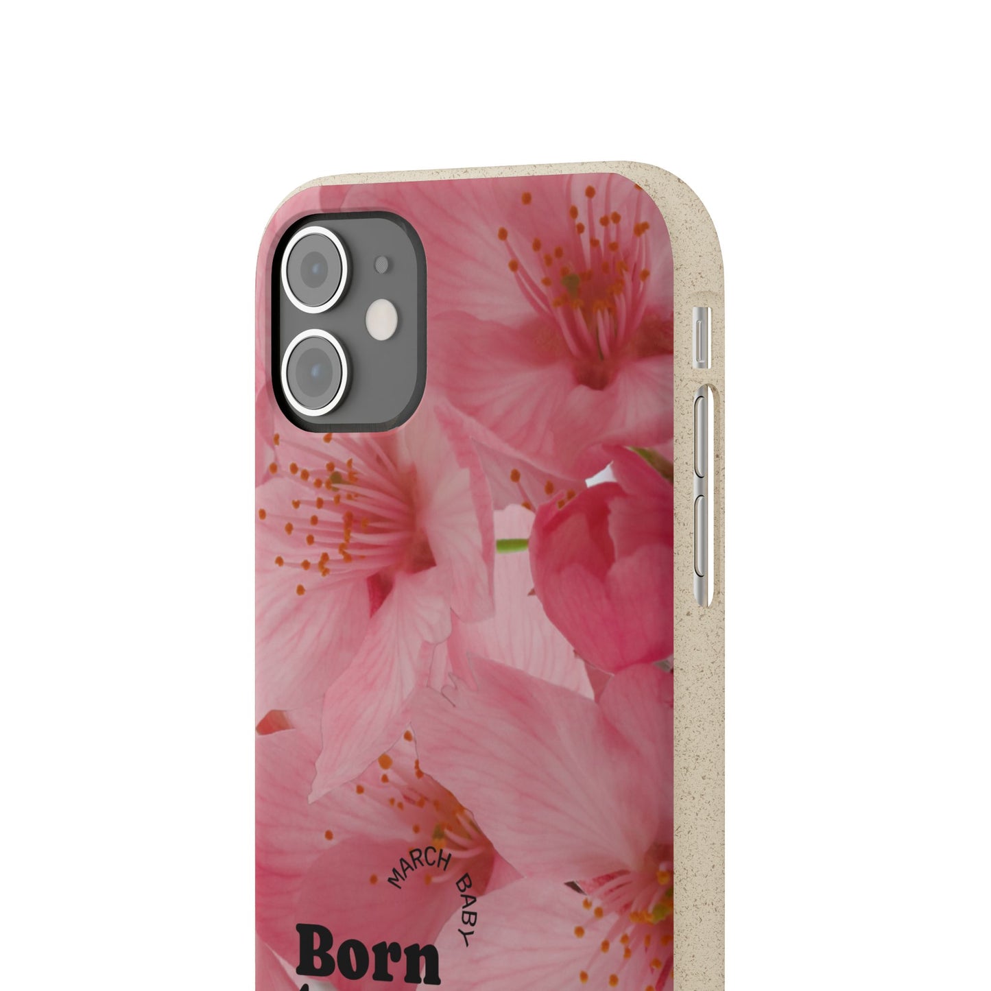 March Eco-friendly birth flower - Biodegradable case