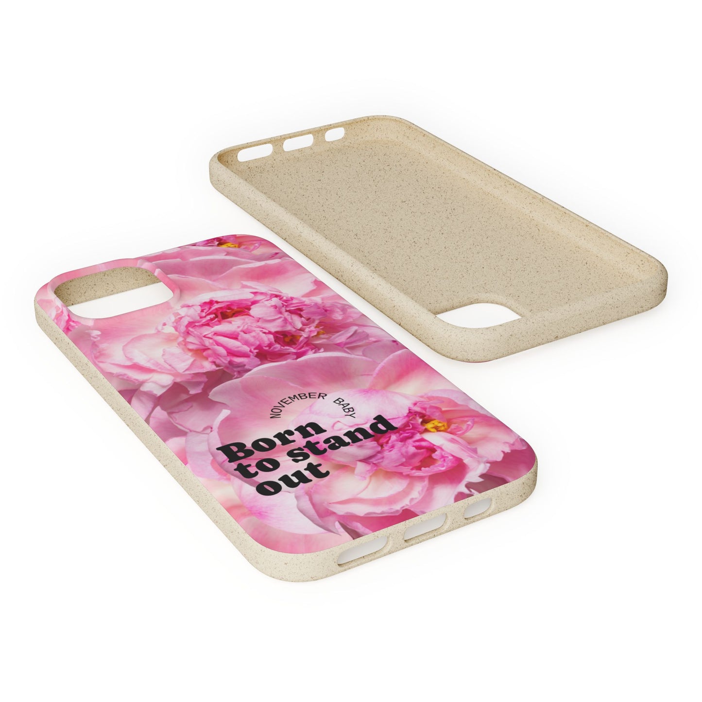 November Eco-friendly birth flower - Biodegradable case