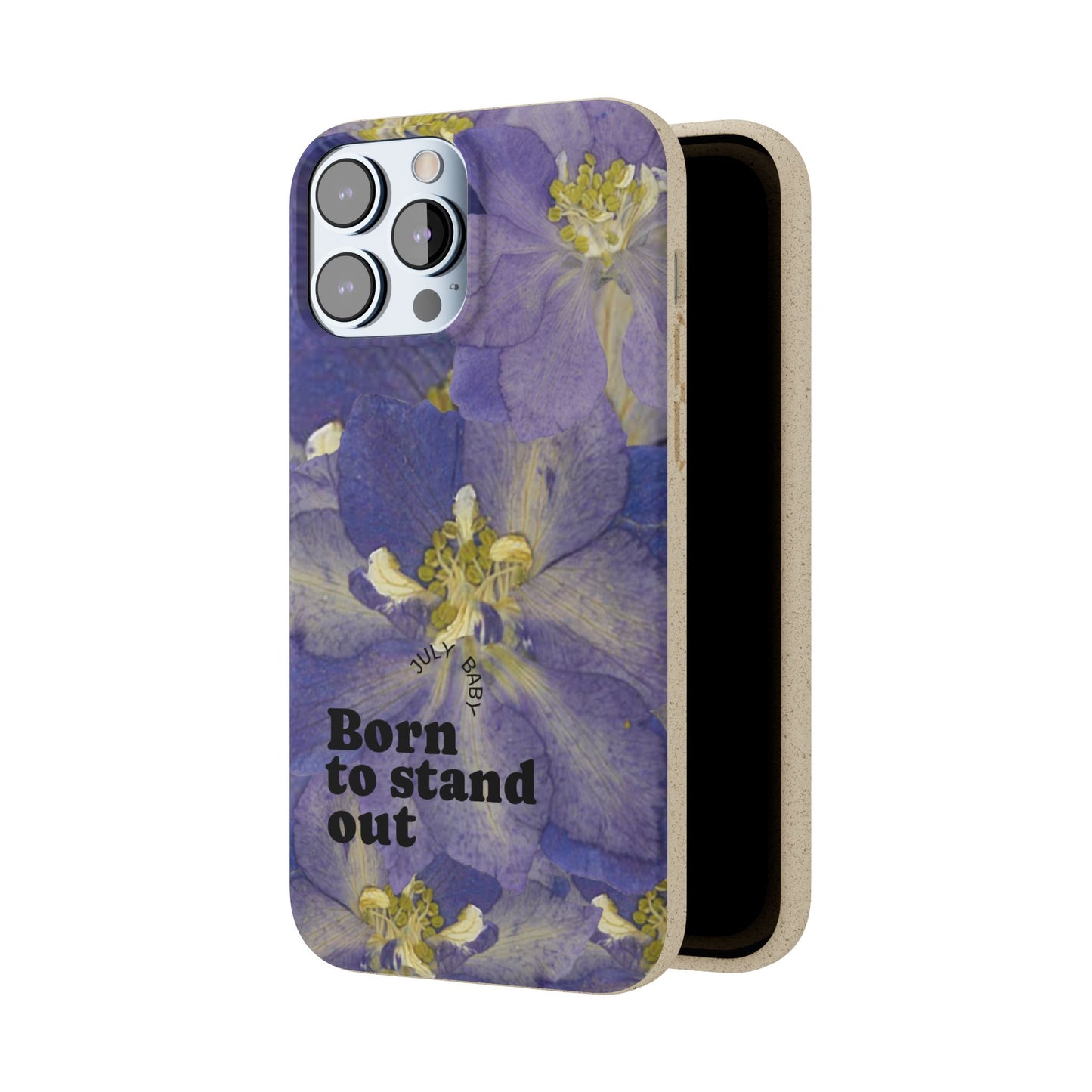 July Eco-friendly birth flower - Biodegradable case