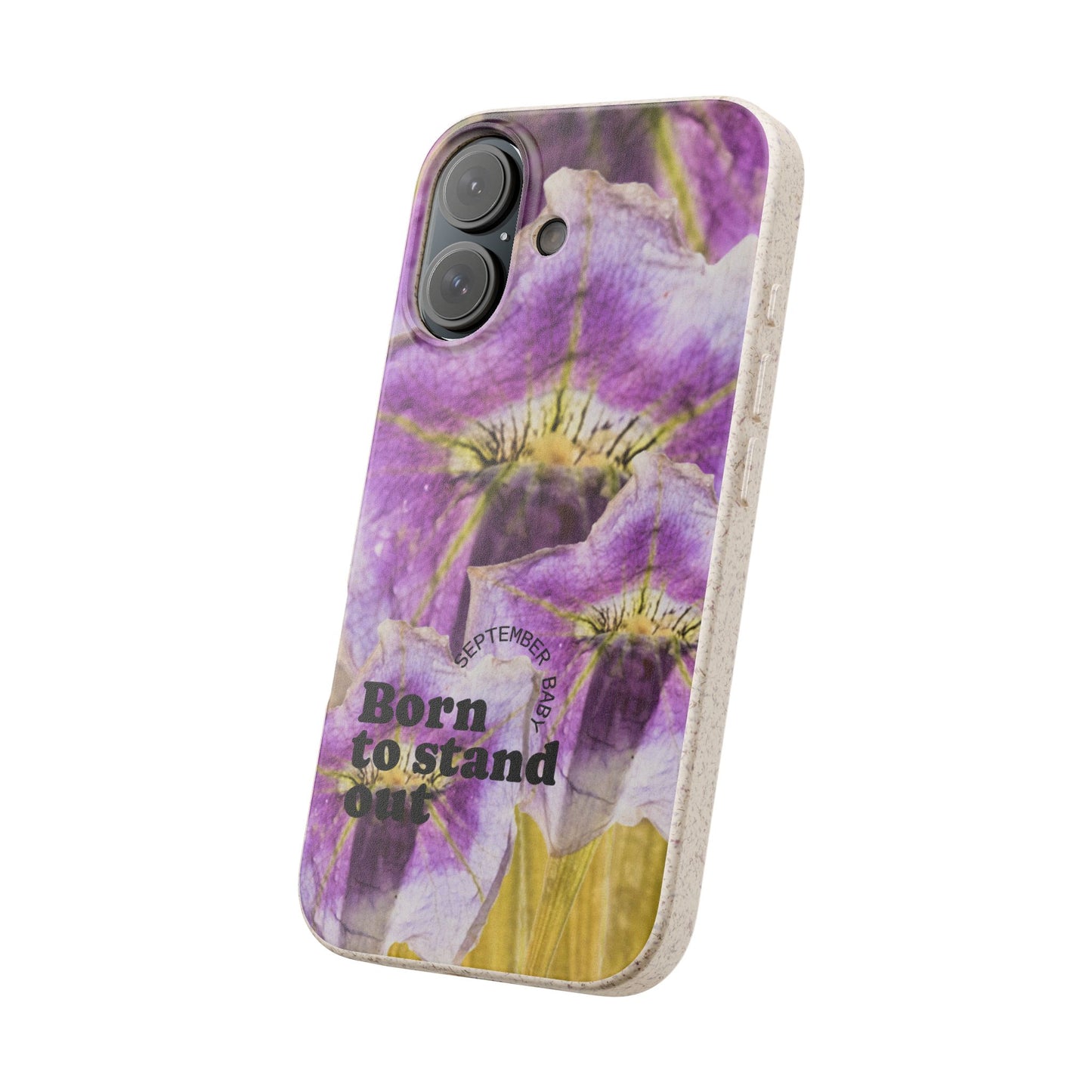 September Eco-friendly birth flower - Biodegradable case