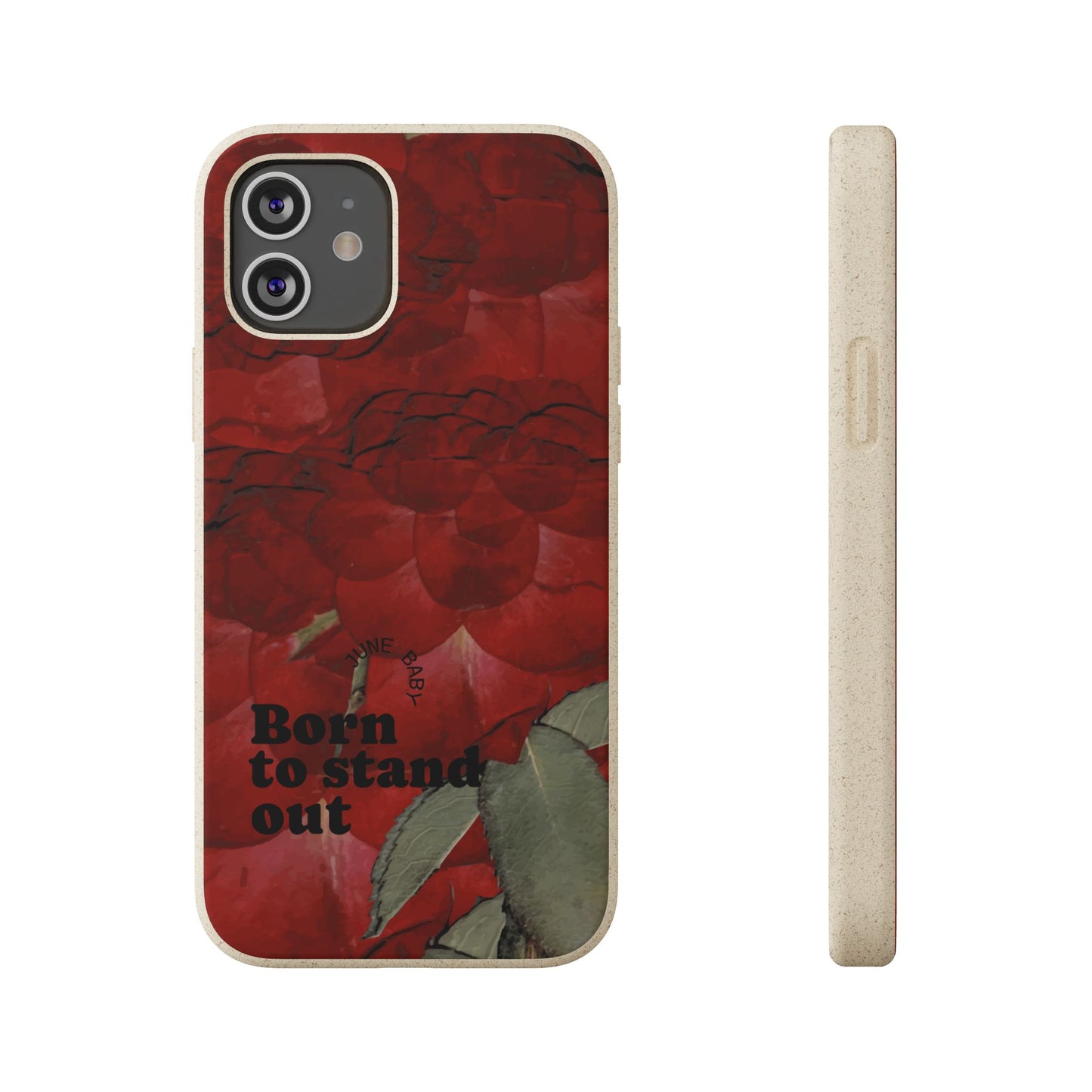 June Eco-friendly birth flower - Biodegradable case