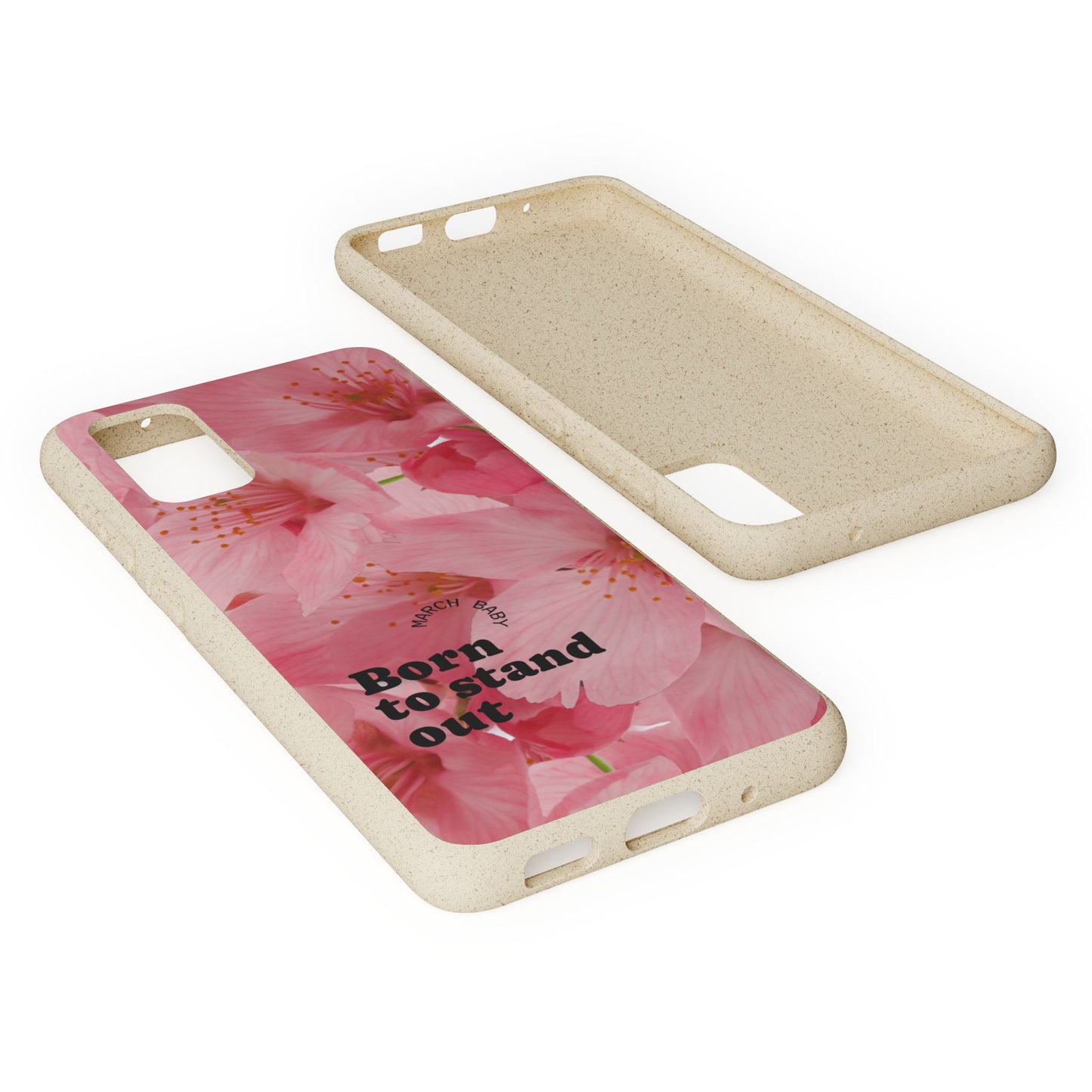 March Eco-friendly birth flower - Biodegradable case