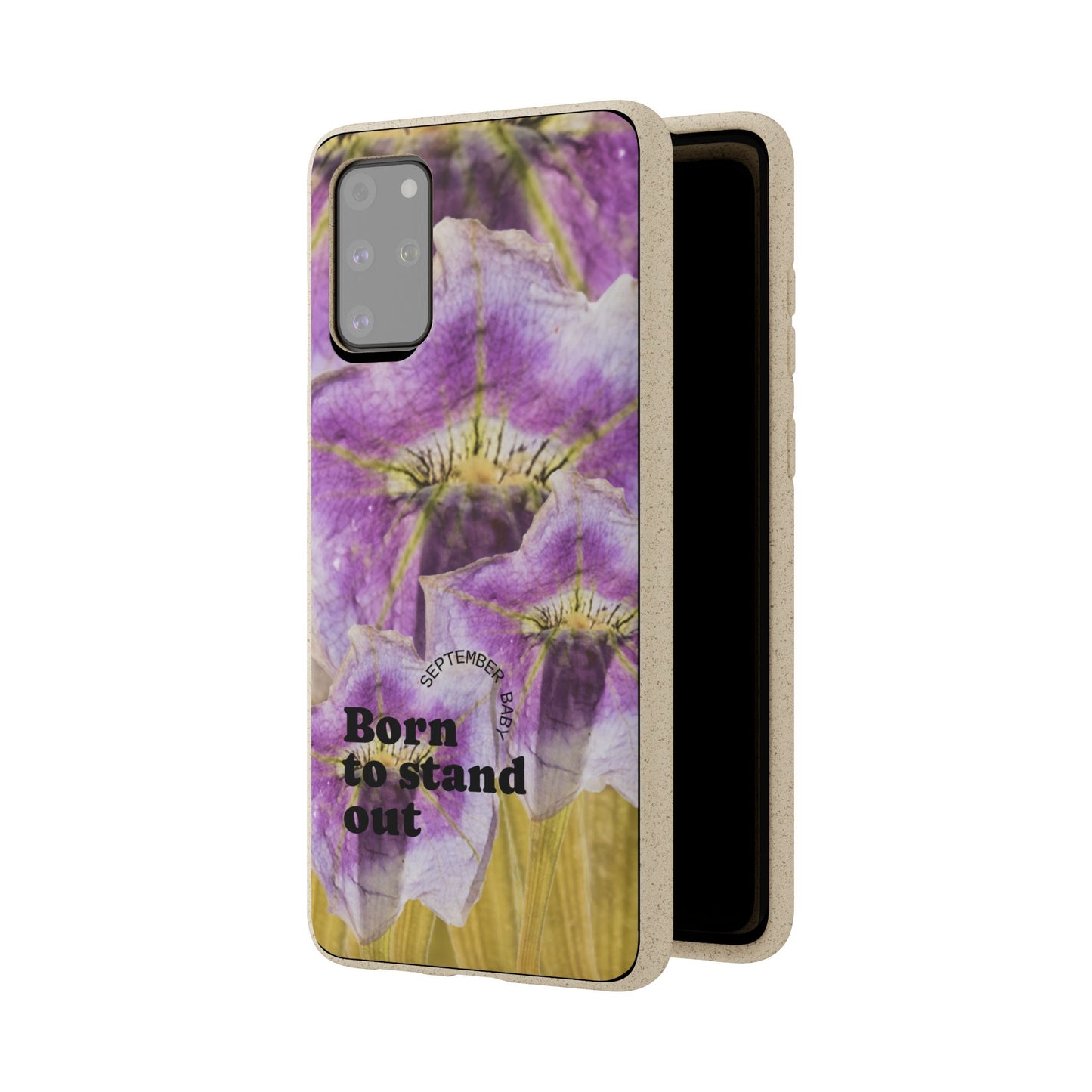September Eco-friendly birth flower - Biodegradable case