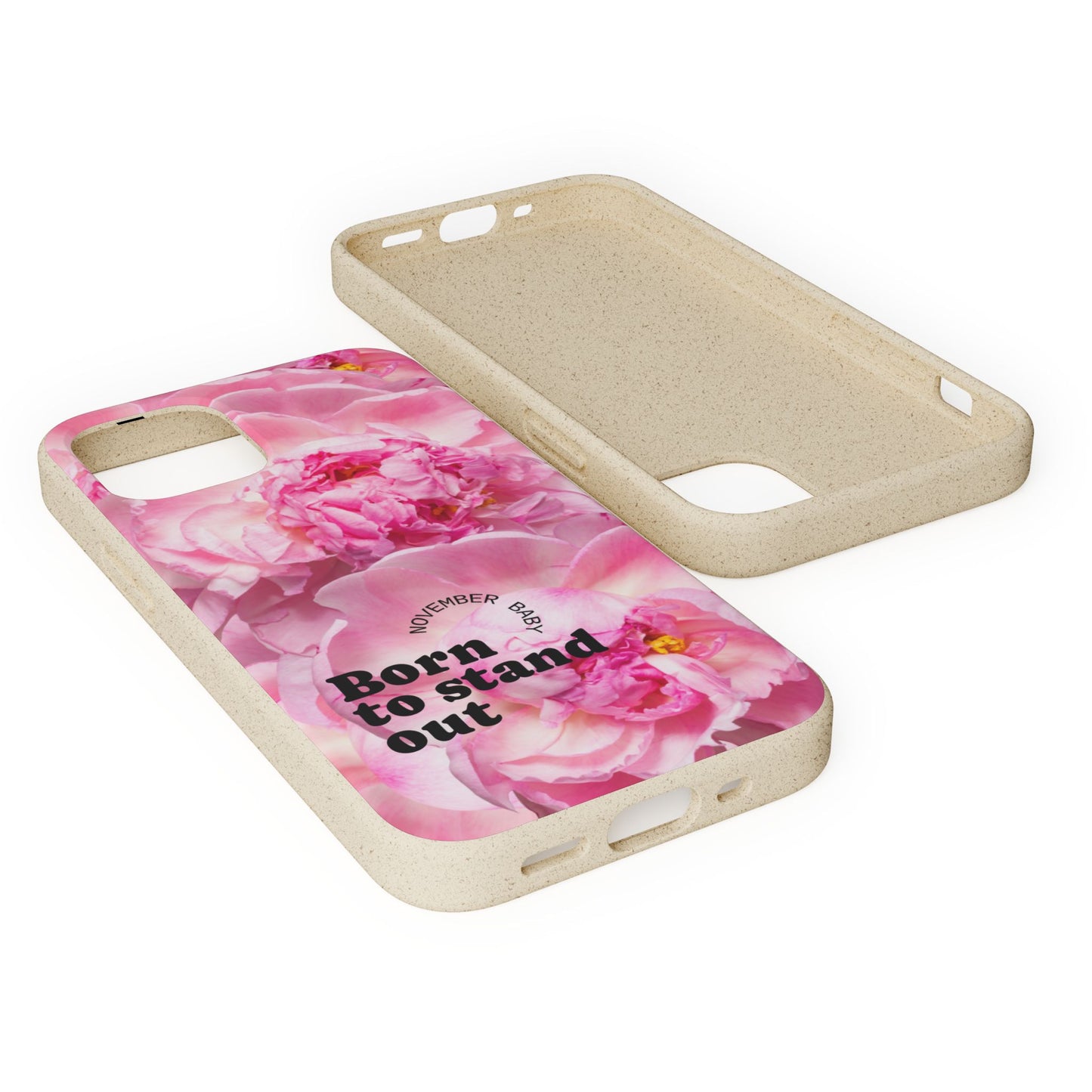 November Eco-friendly birth flower - Biodegradable case