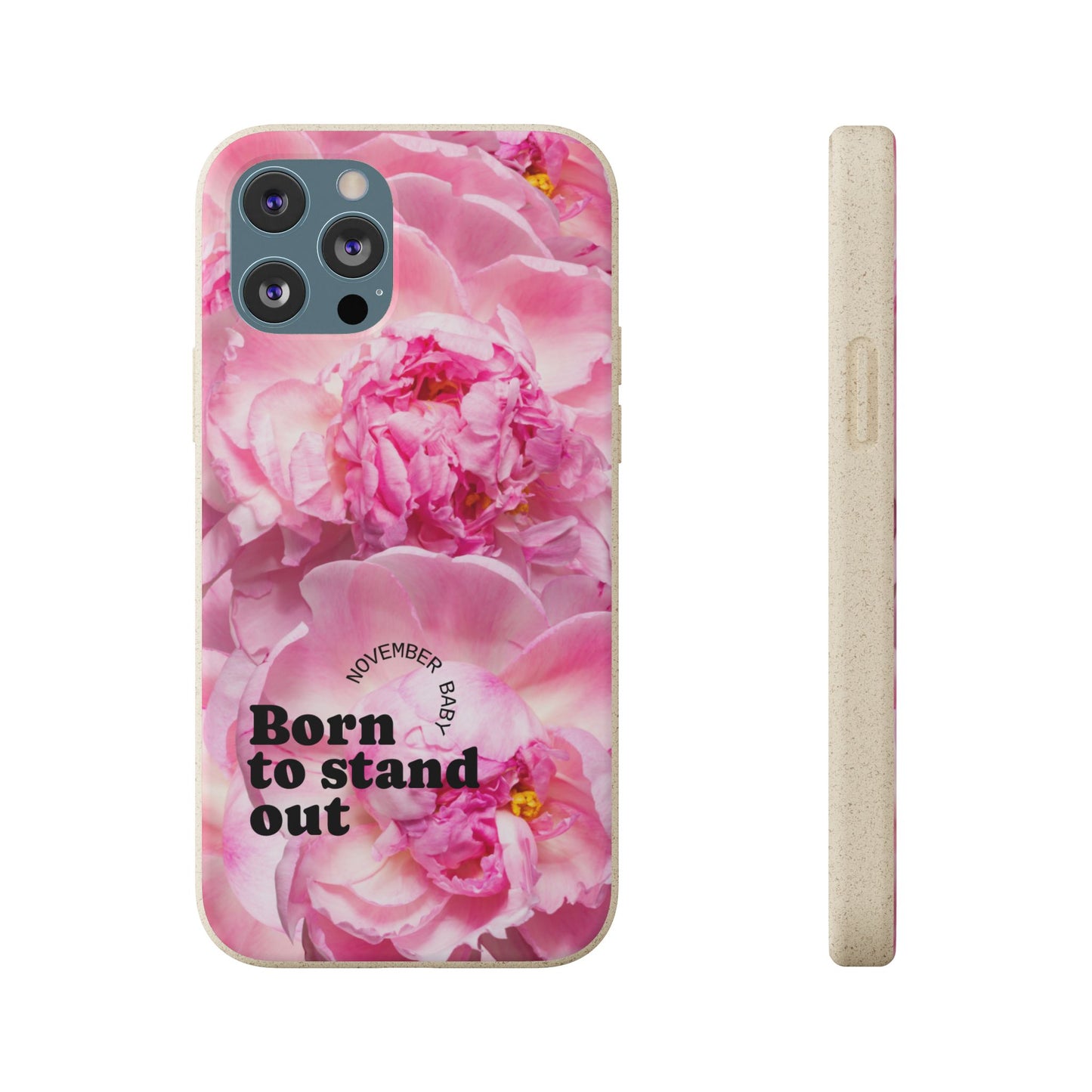 November Eco-friendly birth flower - Biodegradable case