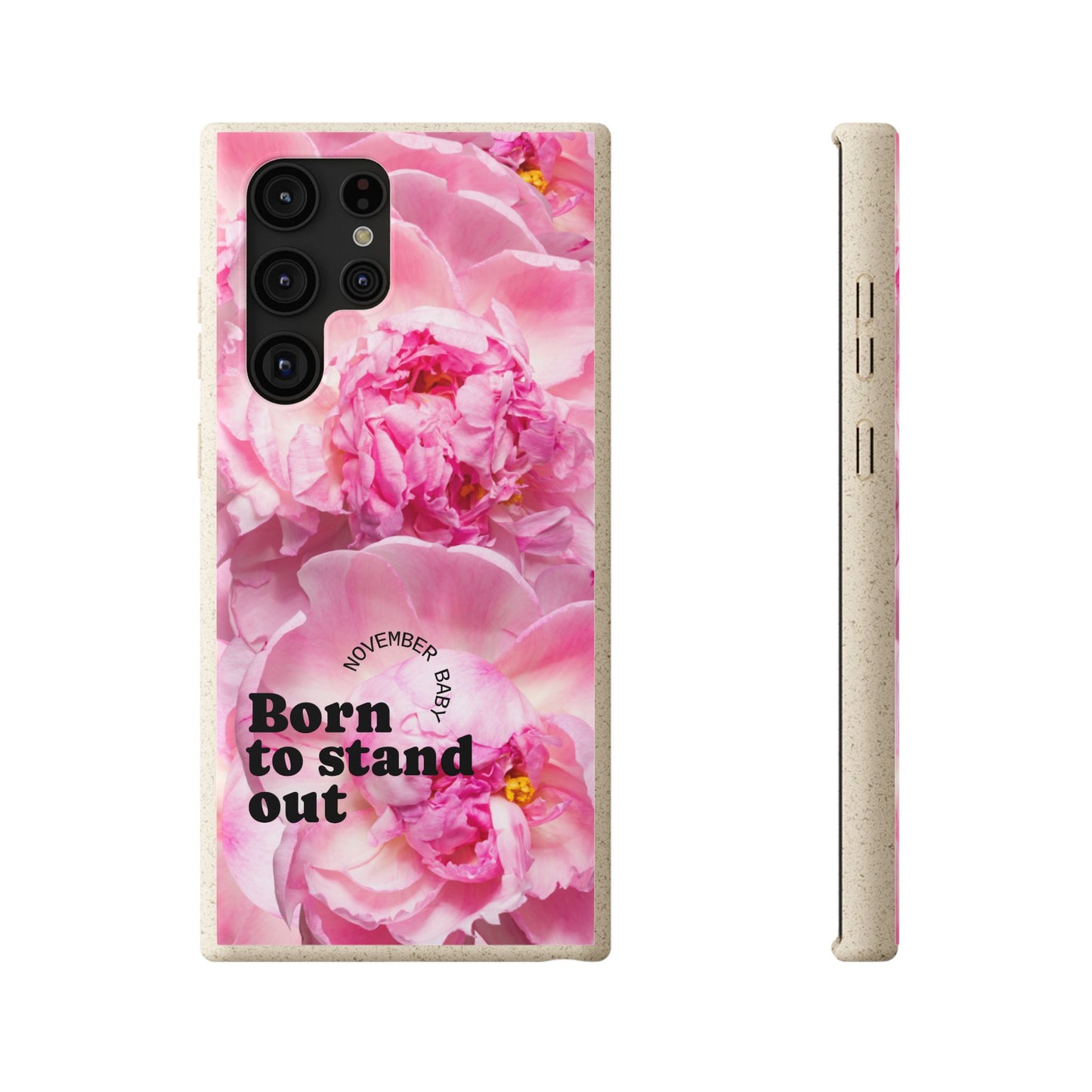 November Eco-friendly birth flower - Biodegradable case