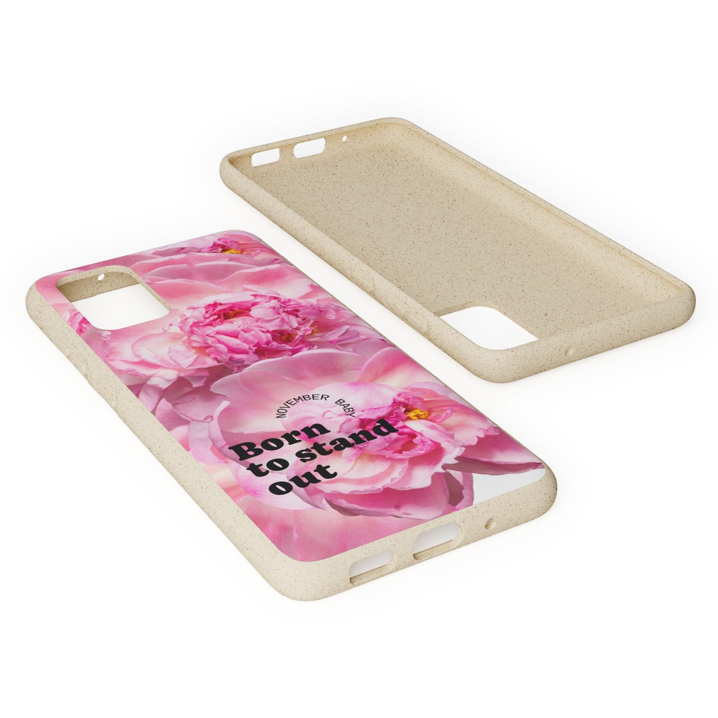 November Eco-friendly birth flower - Biodegradable case