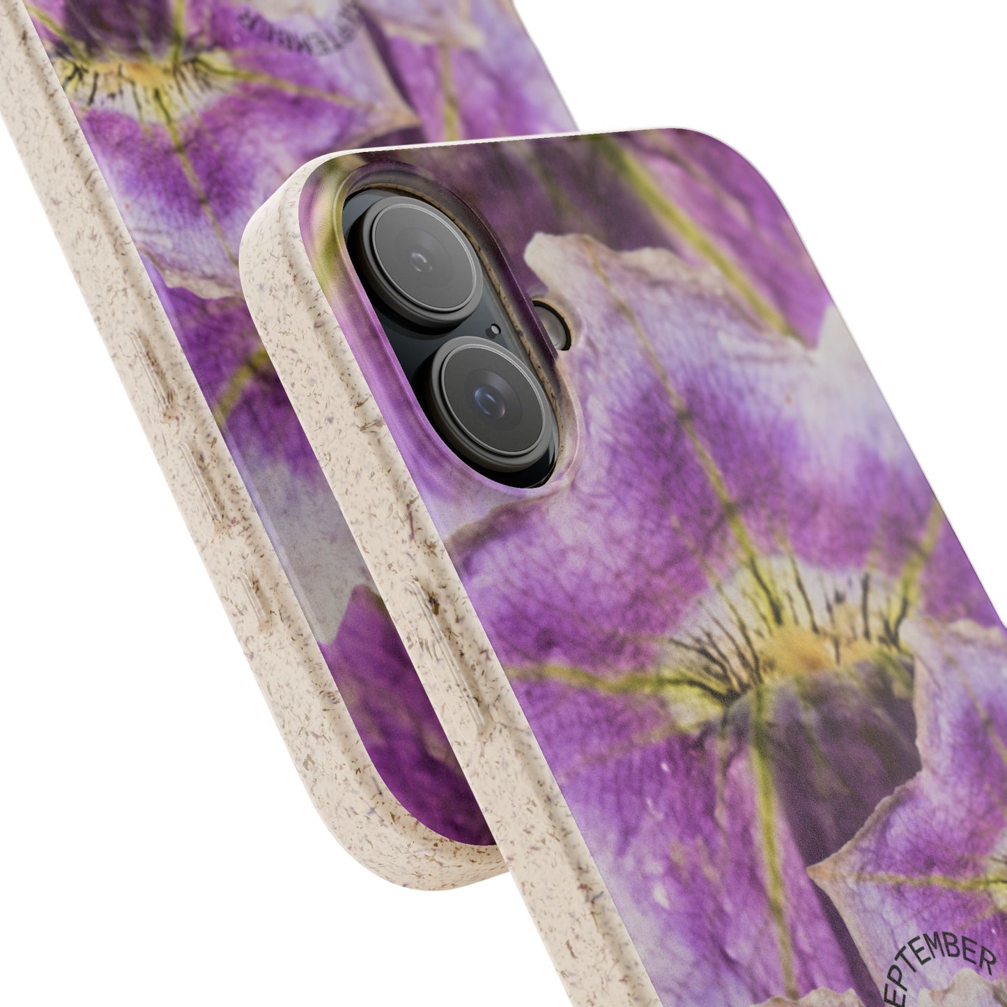 September Eco-friendly birth flower - Biodegradable case