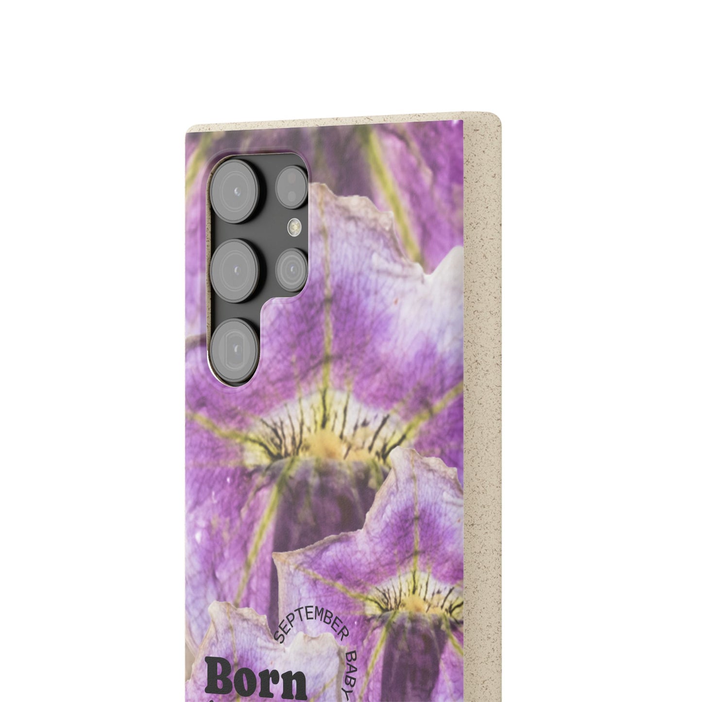 September Eco-friendly birth flower - Biodegradable case