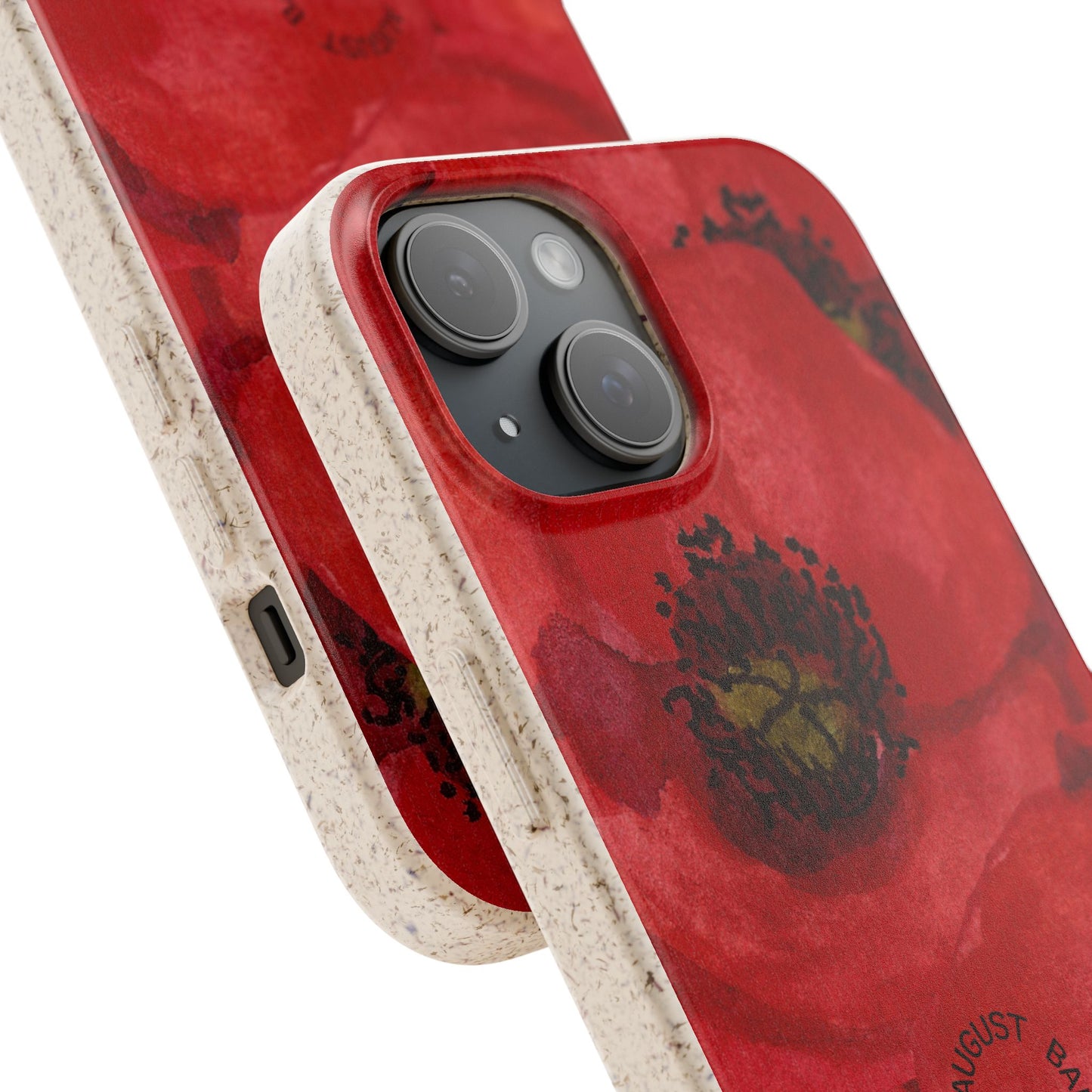 August Eco-friendly birth flower - Biodegradable case