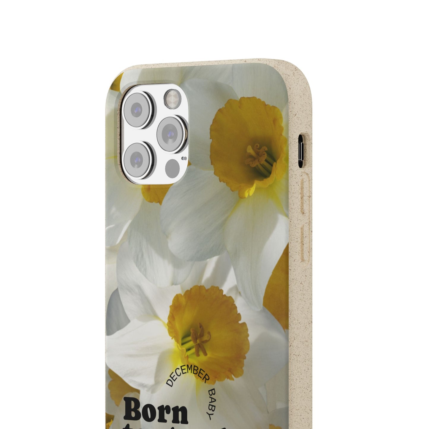 December Eco-friendly birth flower - Biodegradable case