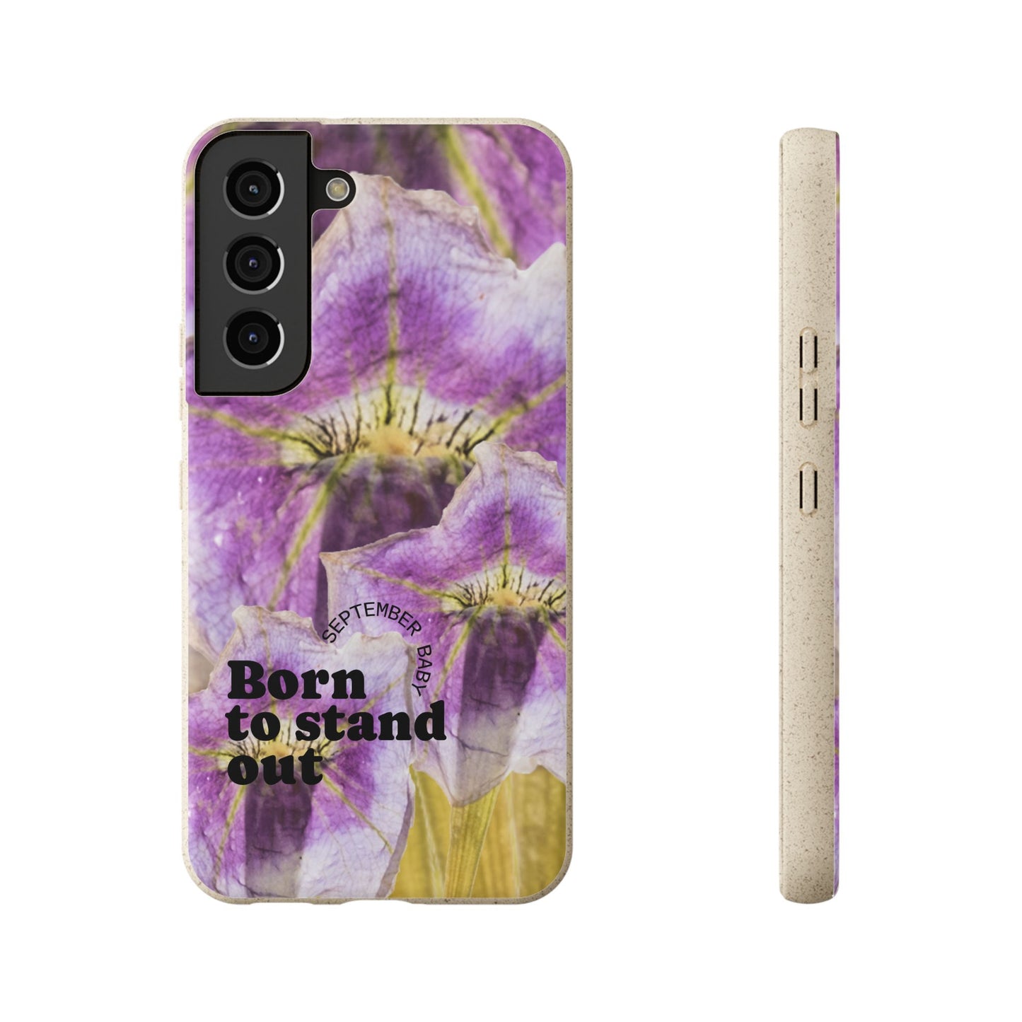 September Eco-friendly birth flower - Biodegradable case