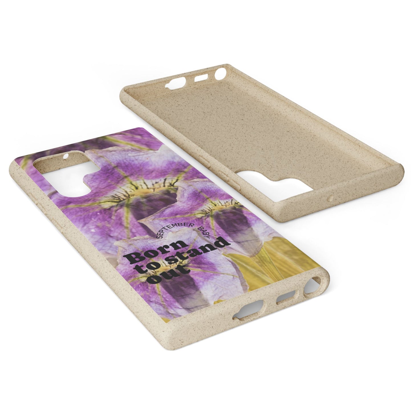 September Eco-friendly birth flower - Biodegradable case