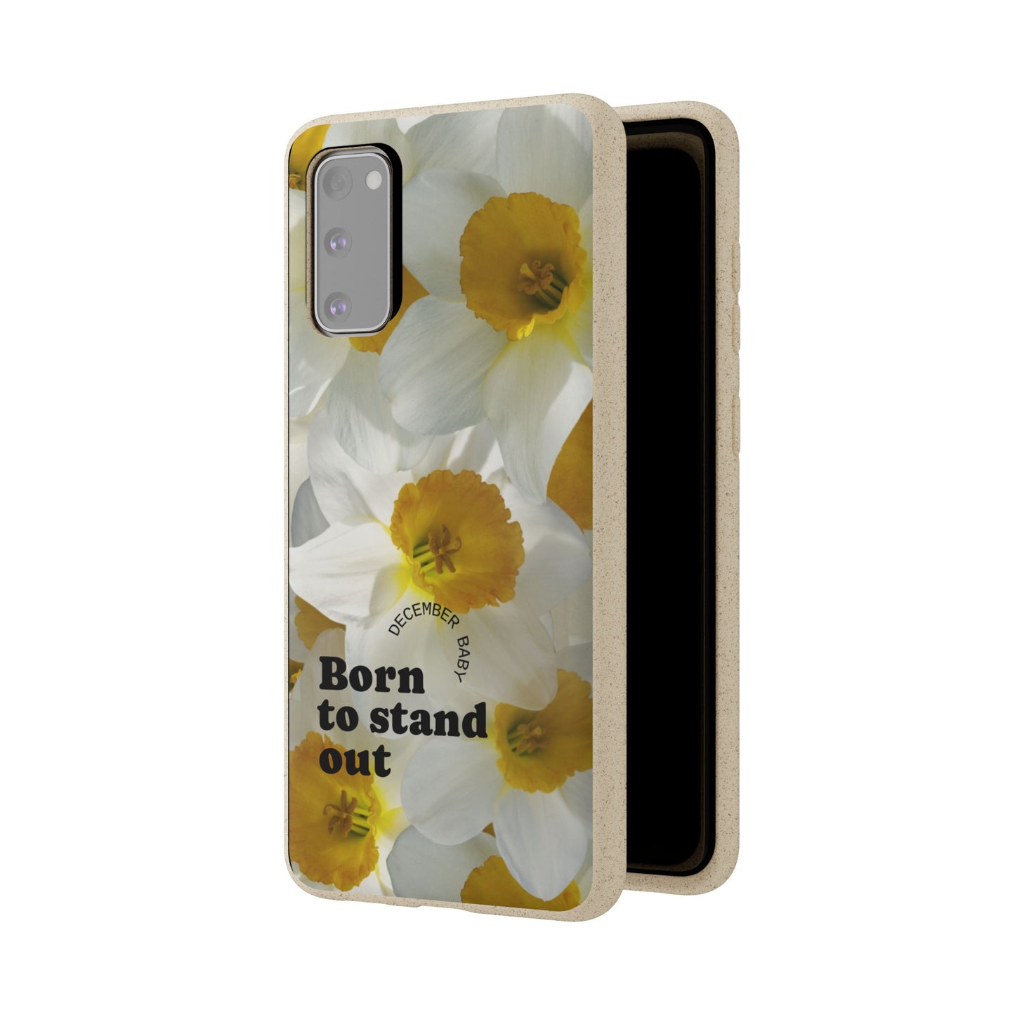December Eco-friendly birth flower - Biodegradable case