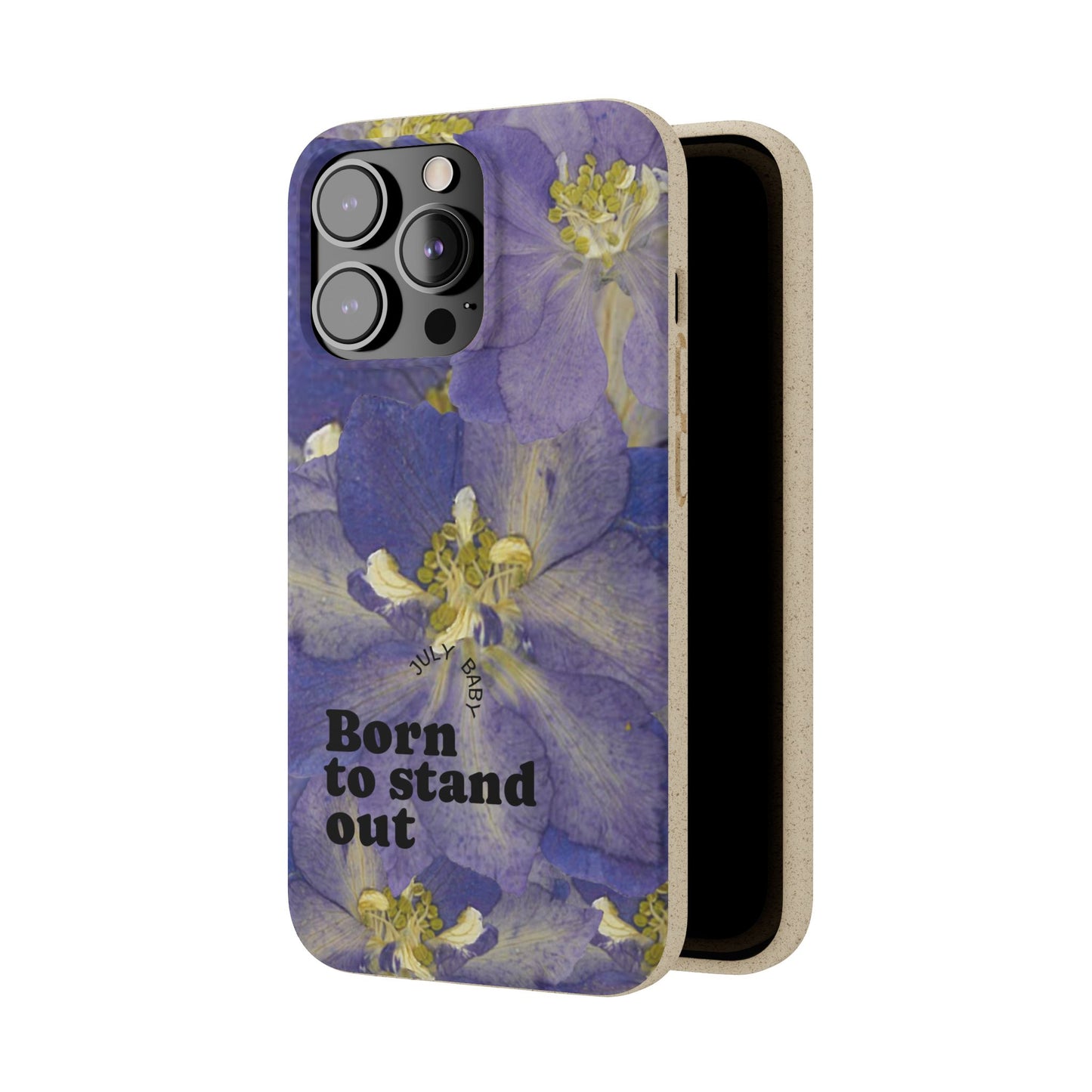 July Eco-friendly birth flower - Biodegradable case