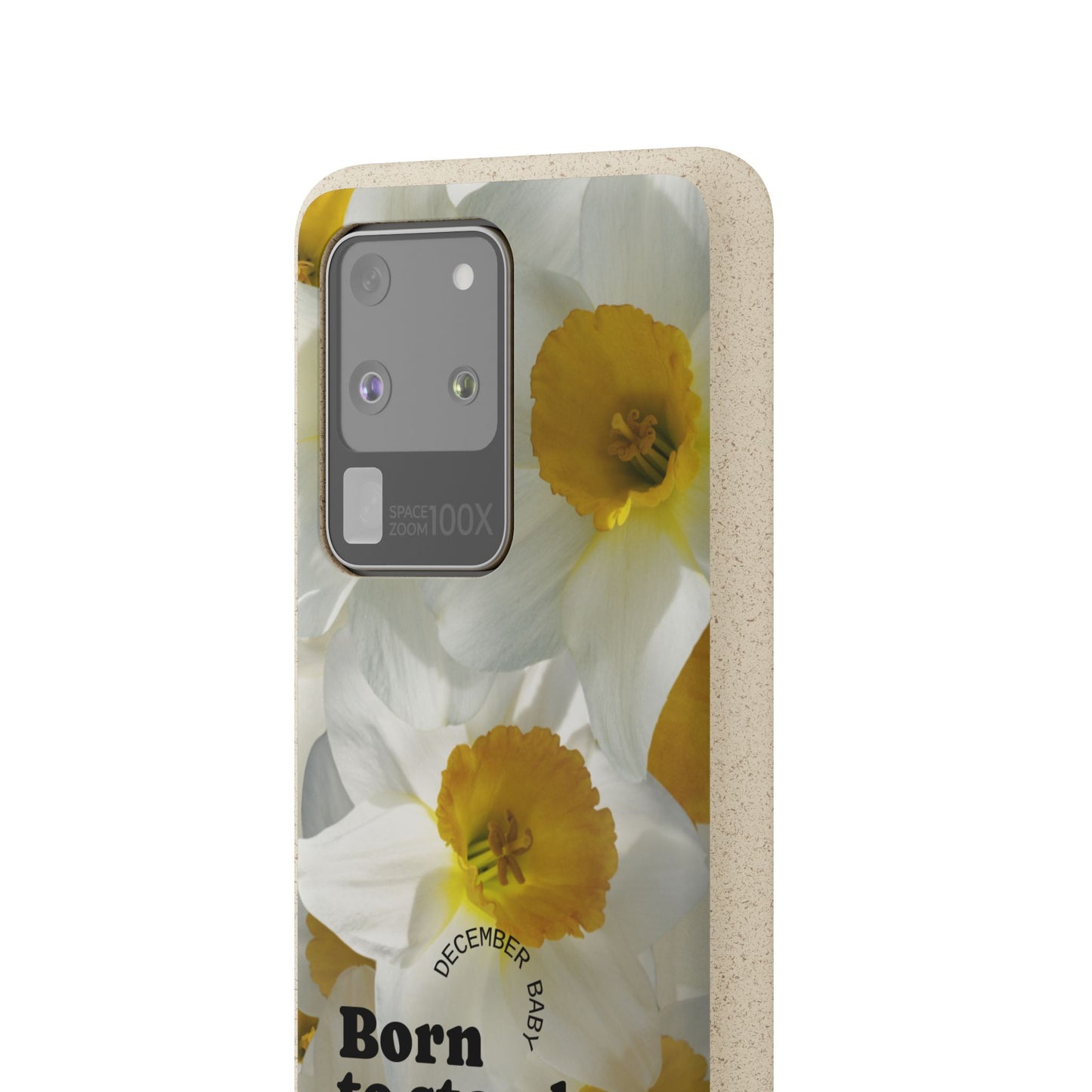 December Eco-friendly birth flower - Biodegradable case