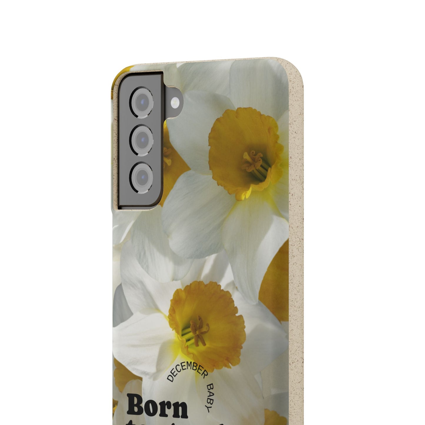 December Eco-friendly birth flower - Biodegradable case