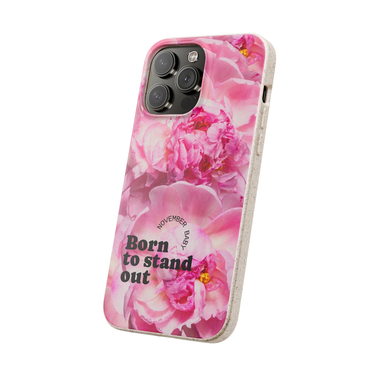 November Eco-friendly birth flower - Biodegradable case