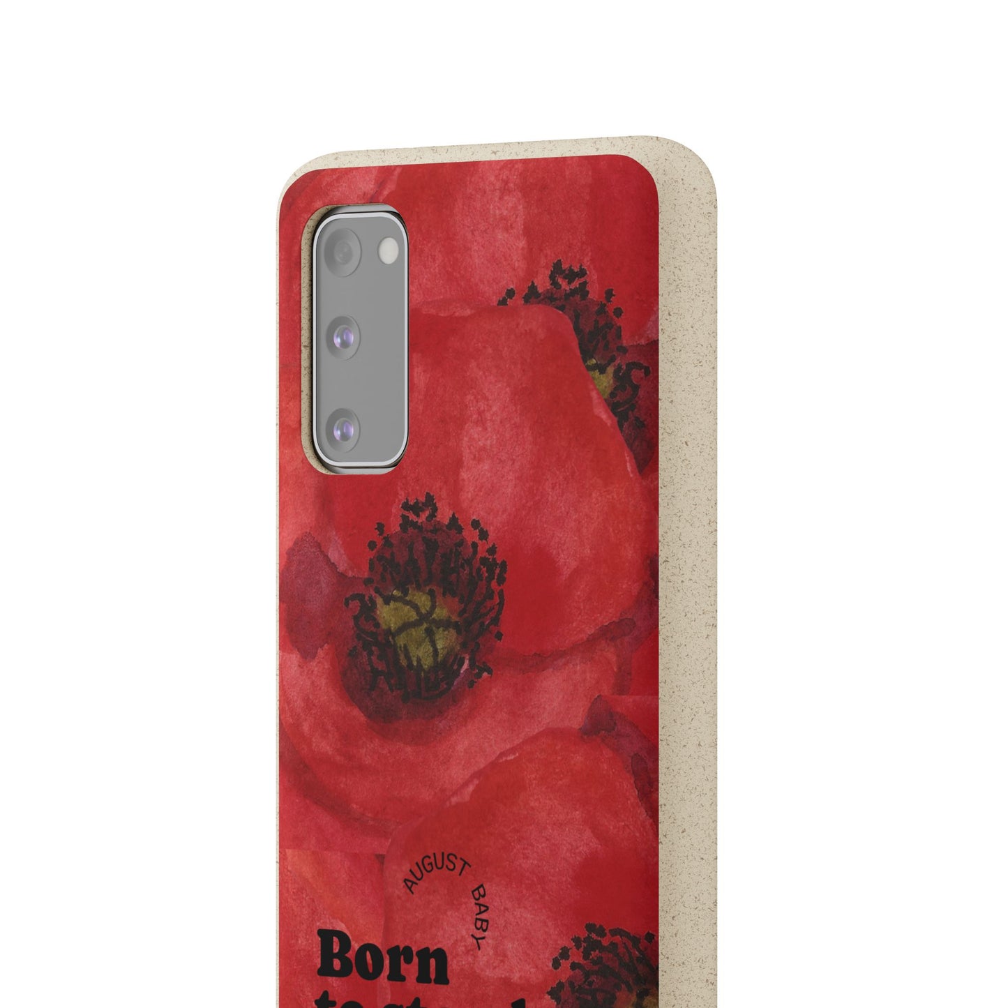August Eco-friendly birth flower - Biodegradable case