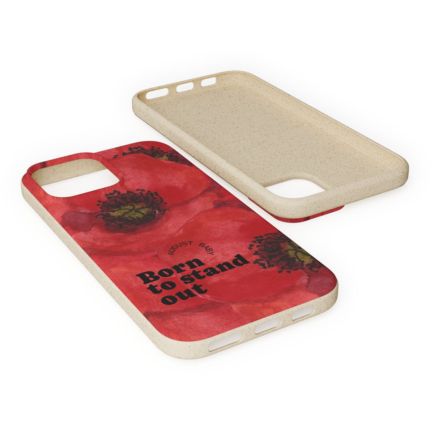 August Eco-friendly birth flower - Biodegradable case