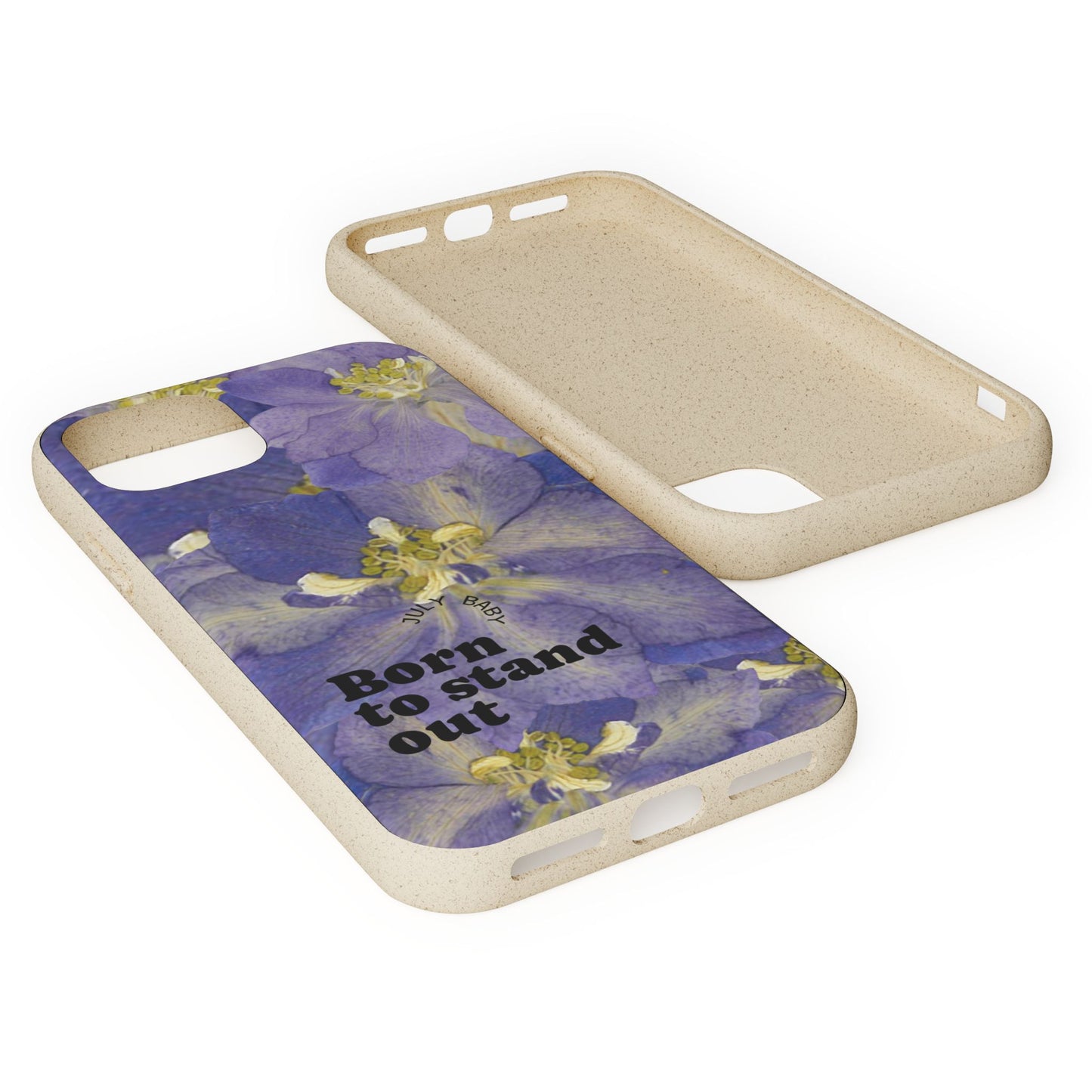 July Eco-friendly birth flower - Biodegradable case