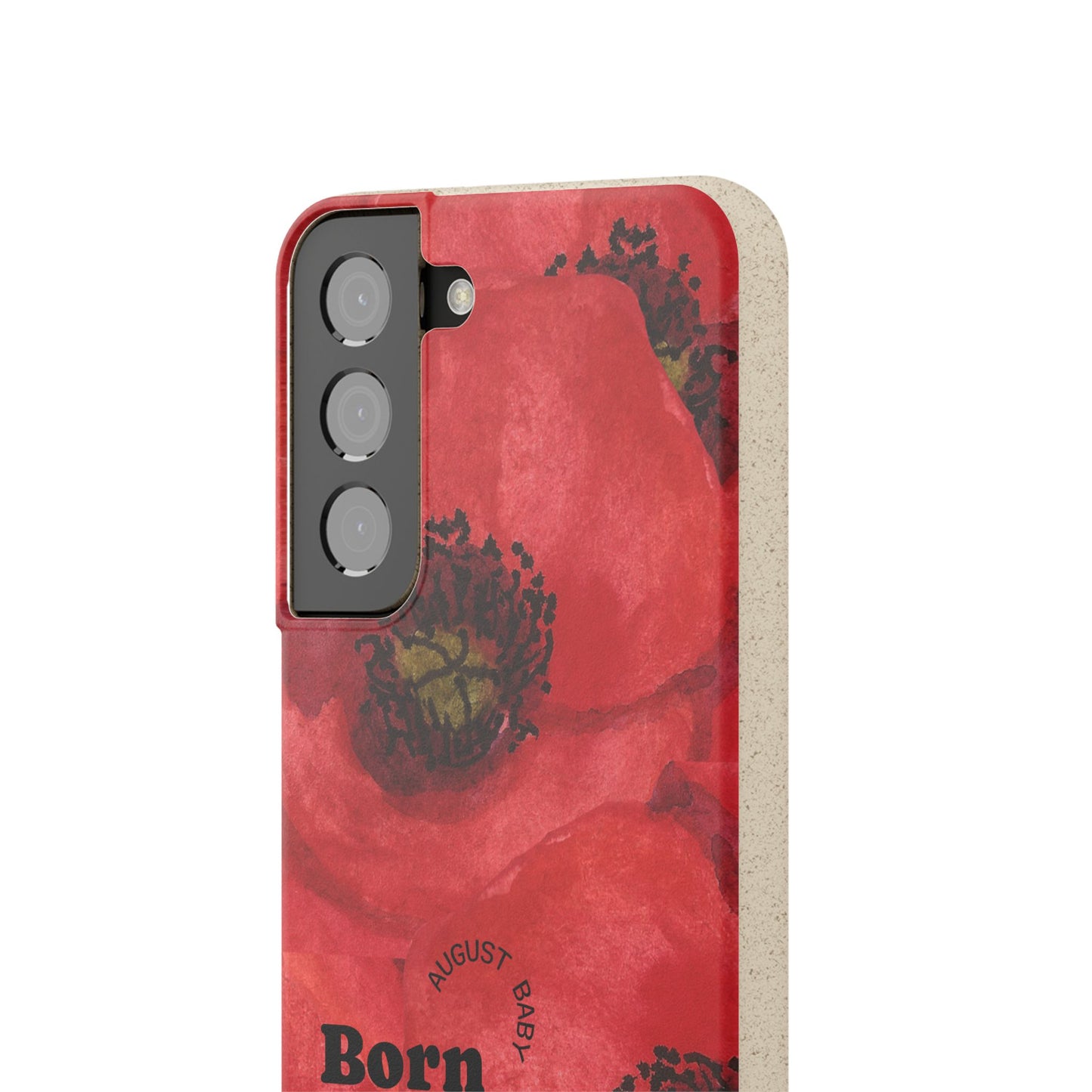 August Eco-friendly birth flower - Biodegradable case