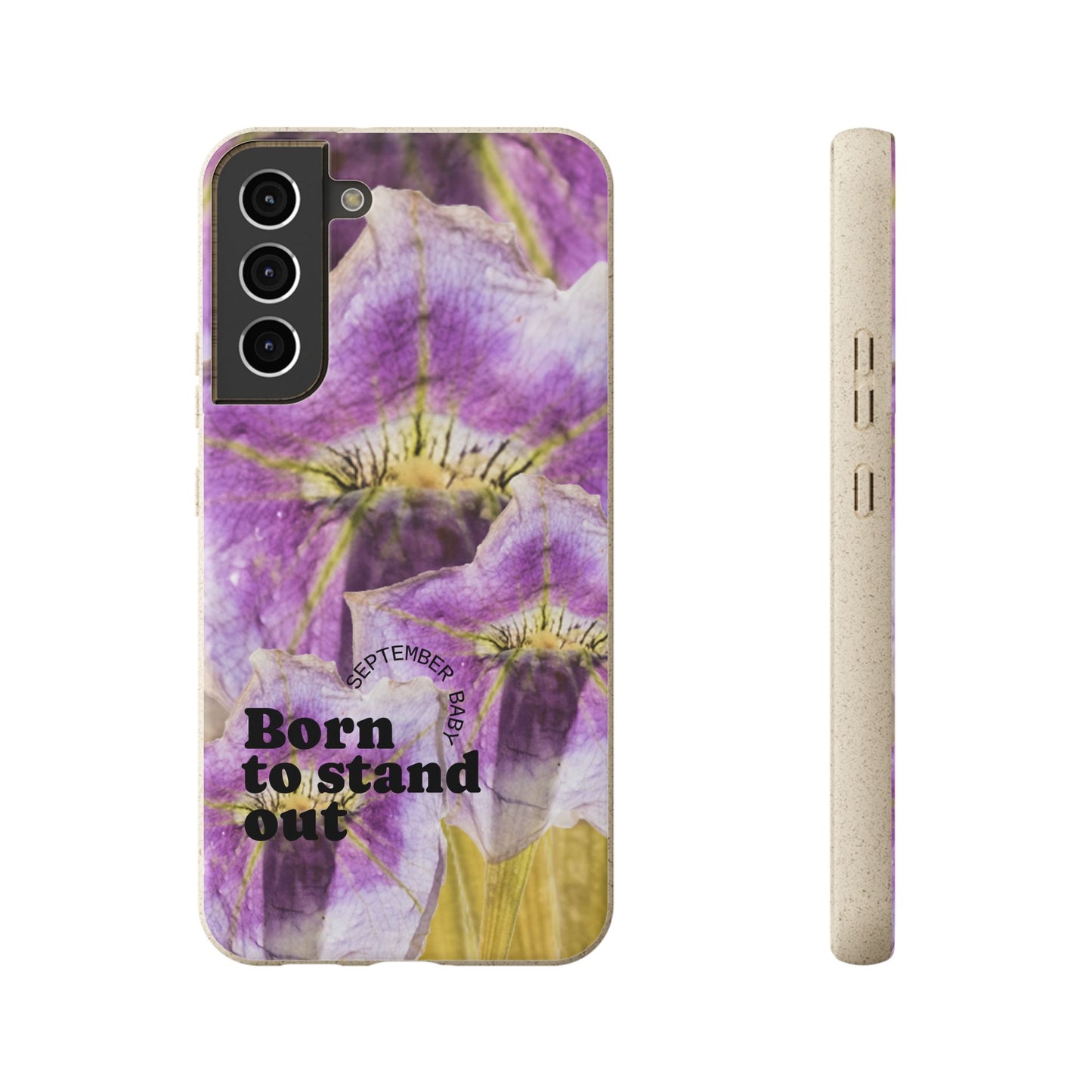 September Eco-friendly birth flower - Biodegradable case