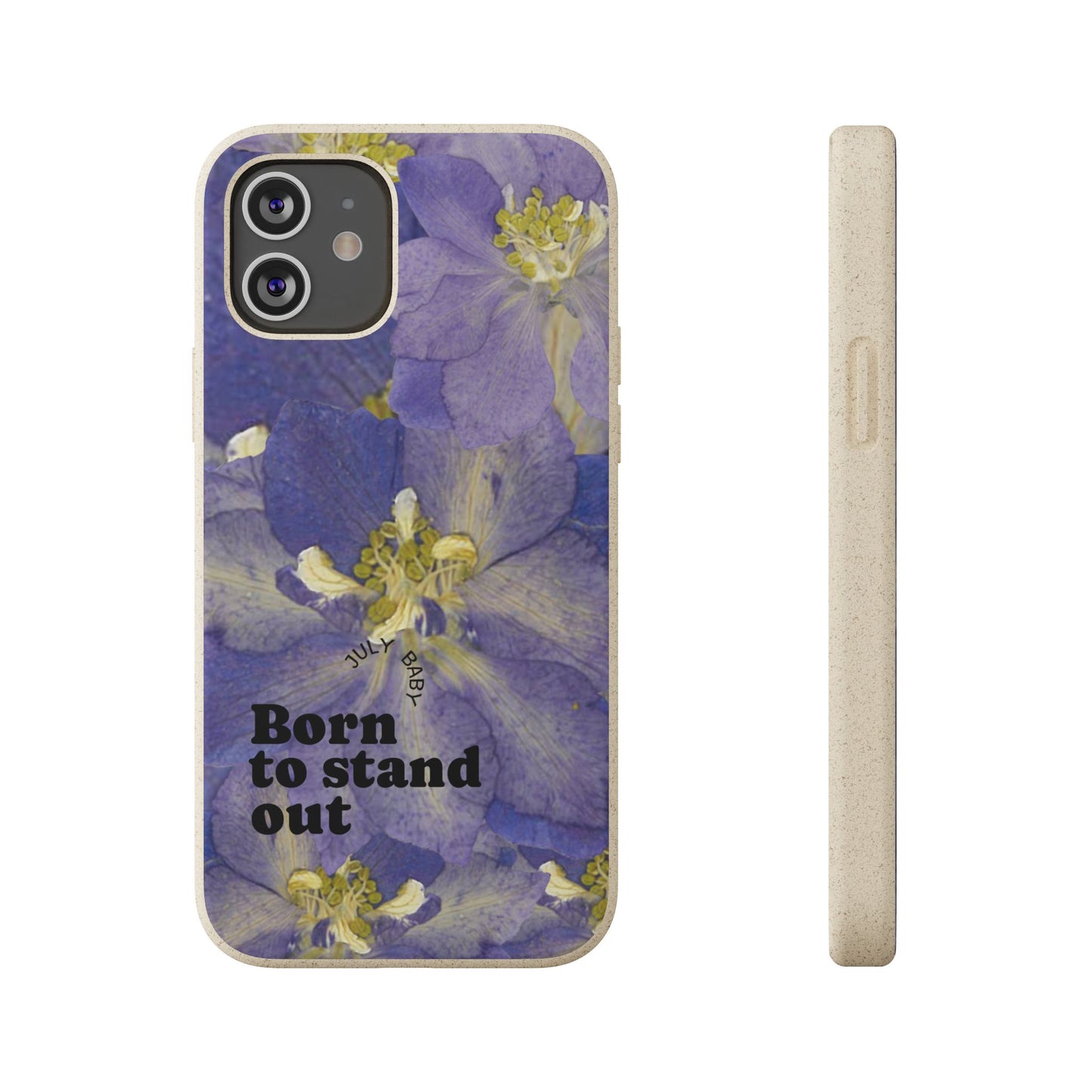 July Eco-friendly birth flower - Biodegradable case