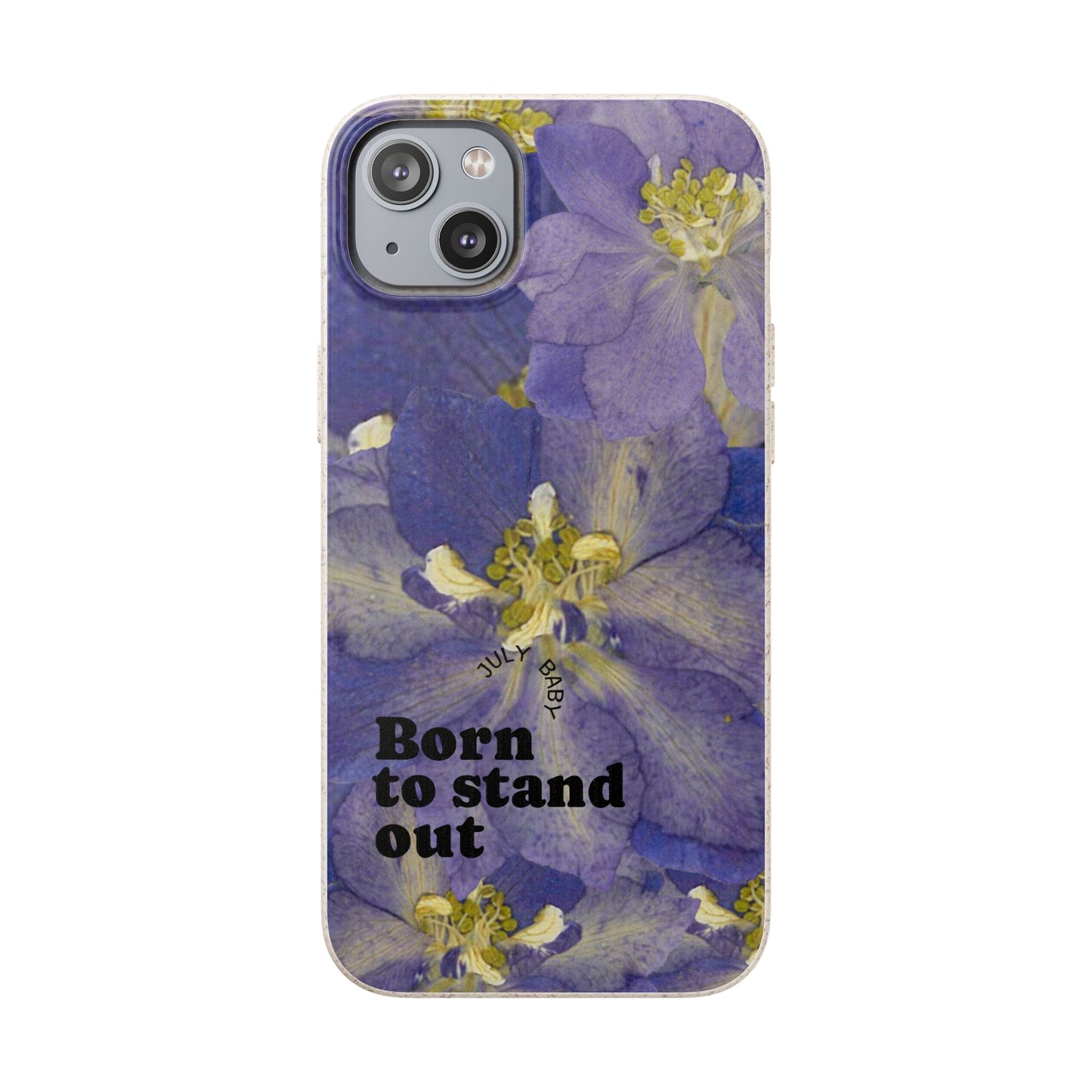 July Eco-friendly birth flower - Biodegradable case