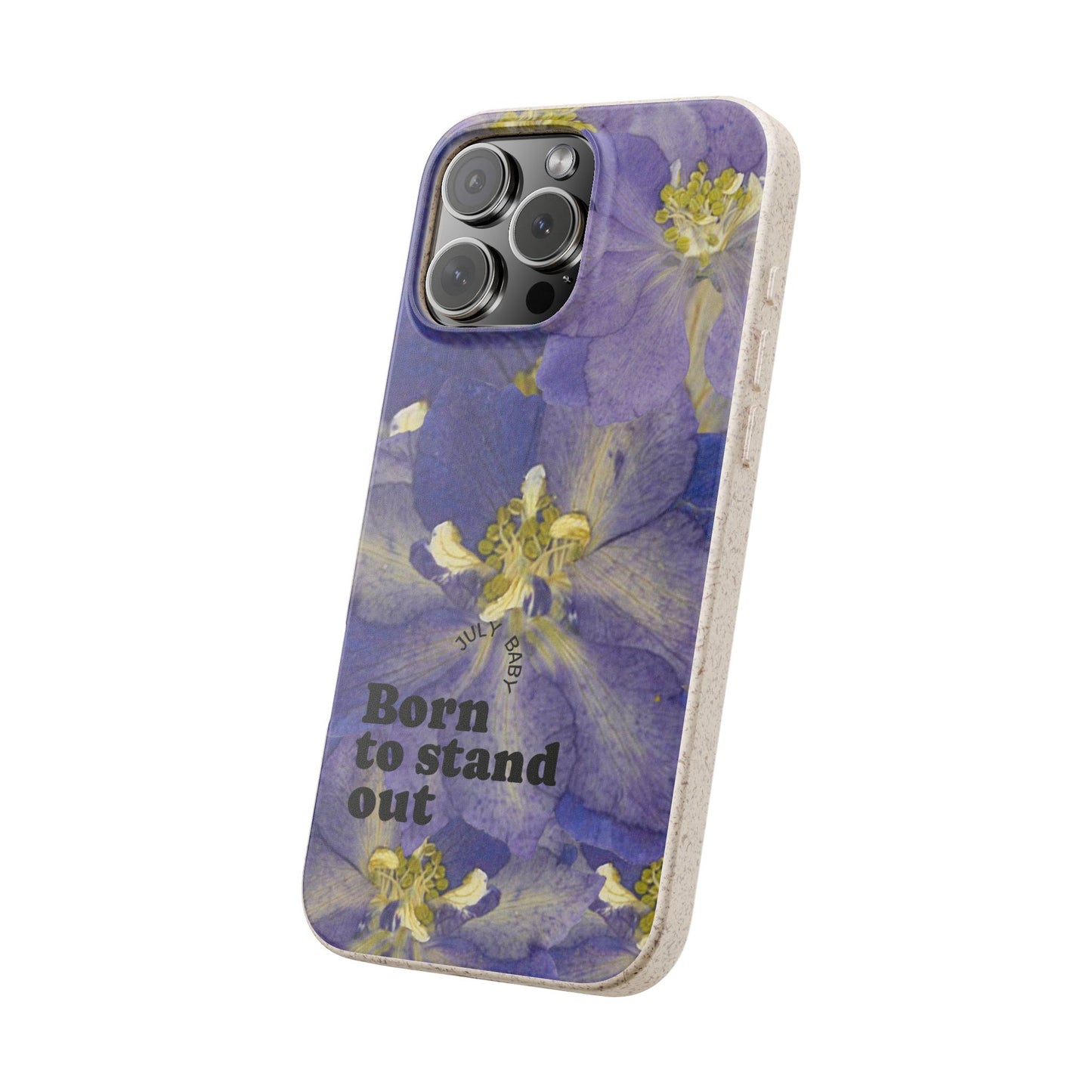 July Eco-friendly birth flower - Biodegradable case